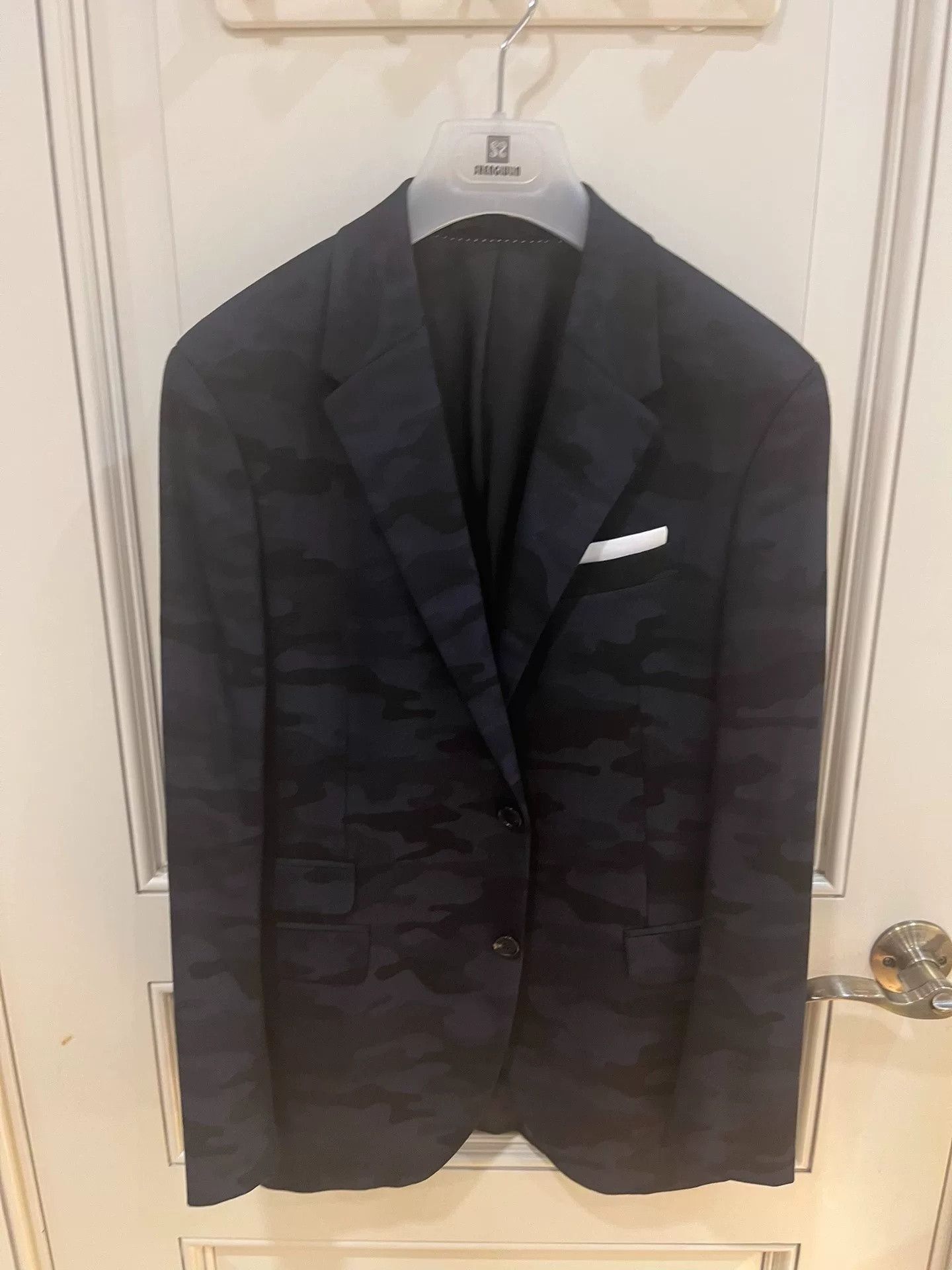 Neil Barrett Neil Barrett Classic Black Camo Blazer 46 Size US S / EU 44-46 / 1 - 1 Thumbnail