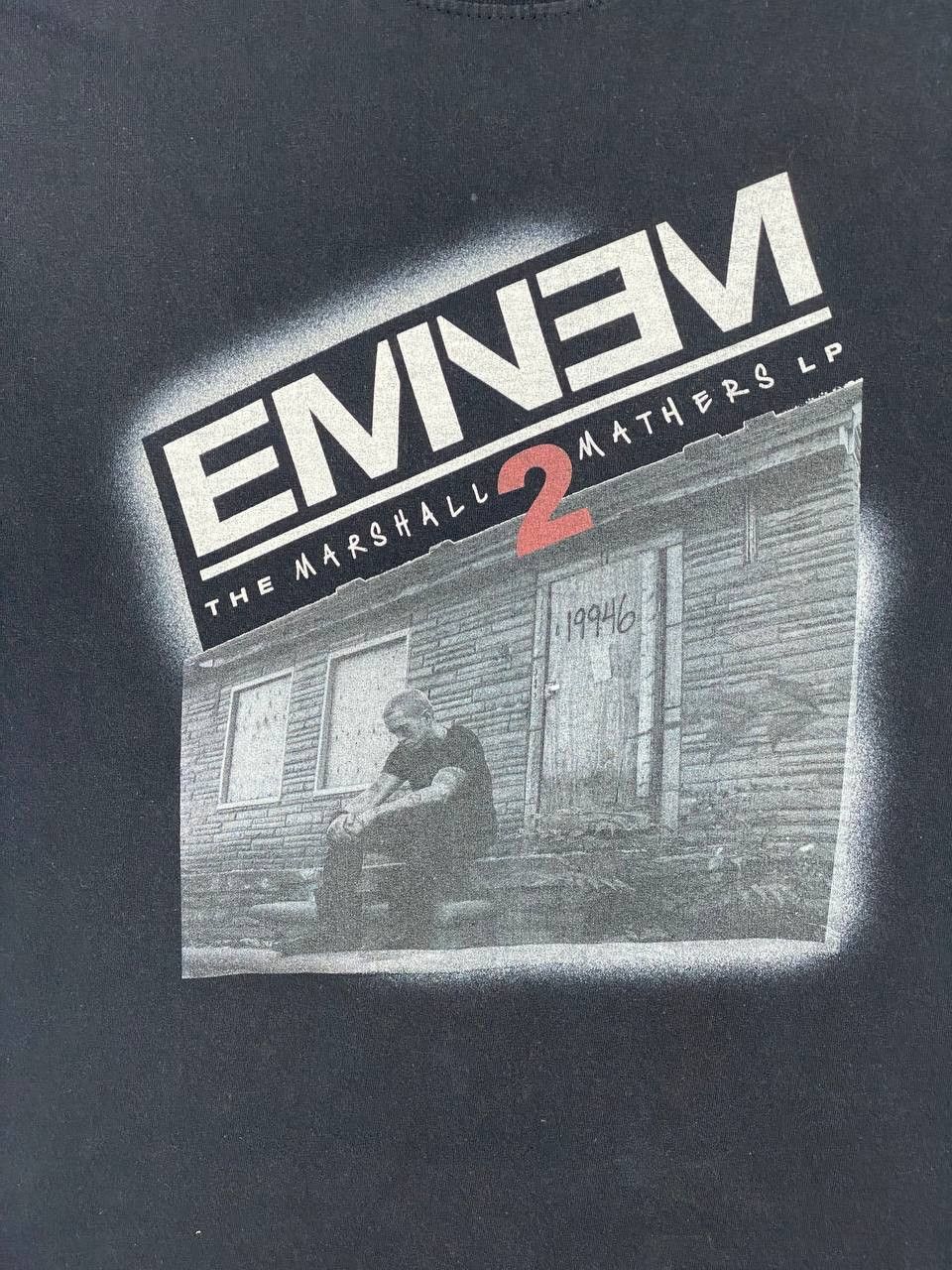 Band Tees × Rap Tees × Vintage Vintage Eminem Marshall Mathers LP 2000 Rap T-shirt Size US S / EU 44-46 / 1 - 3 Thumbnail