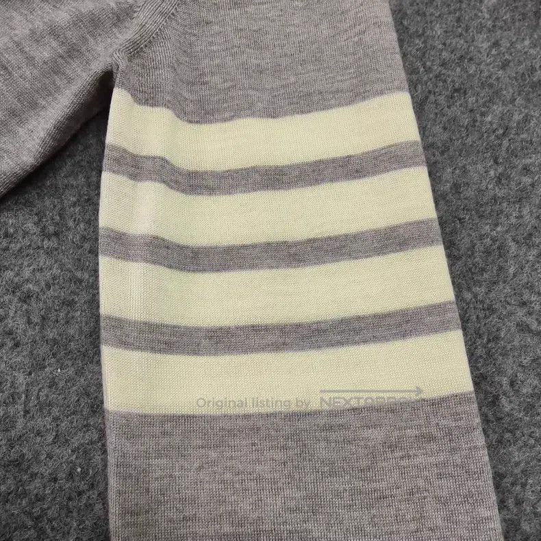 Thom Browne Thom Browne Grey Wool Cardigan Size US XS / EU 42 / 0 - 3 Thumbnail