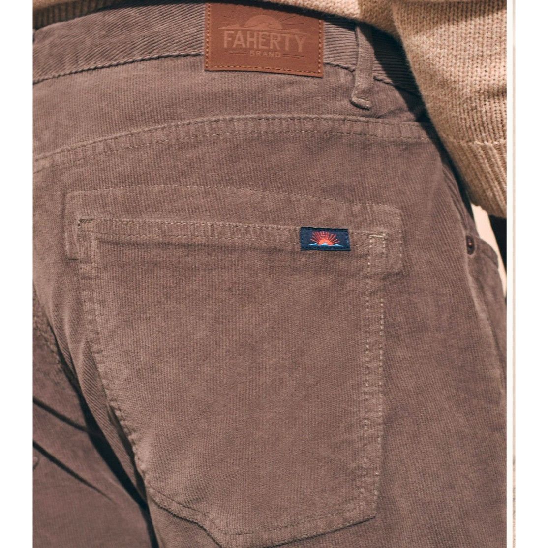 Faherty Faherty 5-Pocket Stretch Corduroy Mens Pants NWT - MSRP $168 Size US 38 / EU 54 - 2 Thumbnail