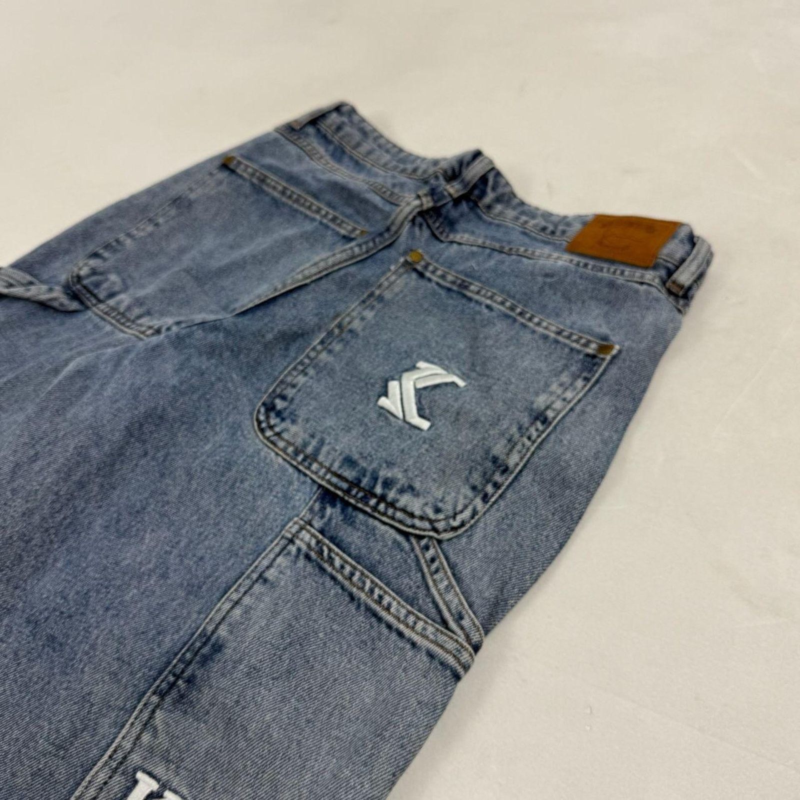JNCO × Karl Kani × Vintage Vintage y2k rare grunge baggy wide leg faded archive jeans Size US 32 / EU 48 - 2 Thumbnail