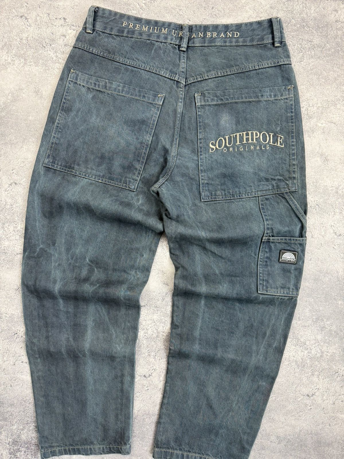 Southpole Vintage Y2K SouthPole Baggy Jeans Denim Pants Faded Skater Size US 32 / EU 48 - 8 Thumbnail