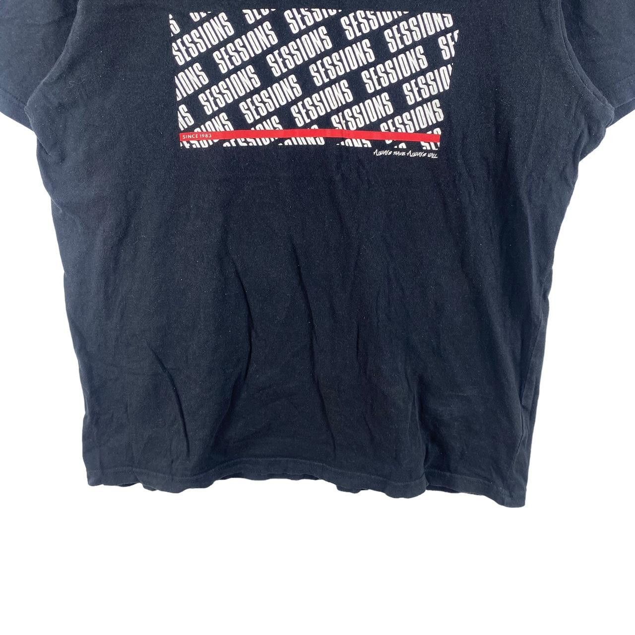 Sessions Vintage SESSIONS SKATEBOARD Monogram Tee Shirt Top Box Logo Size US XL / EU 56 / 4 - 4 Thumbnail