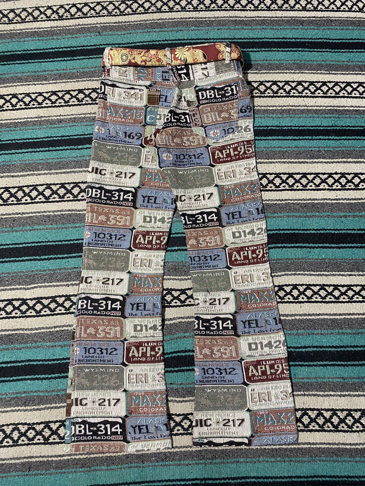 Beauty Beast 2000s Algonquins - Vintage Cotton Flared Pants Size US 29 - 9 Thumbnail