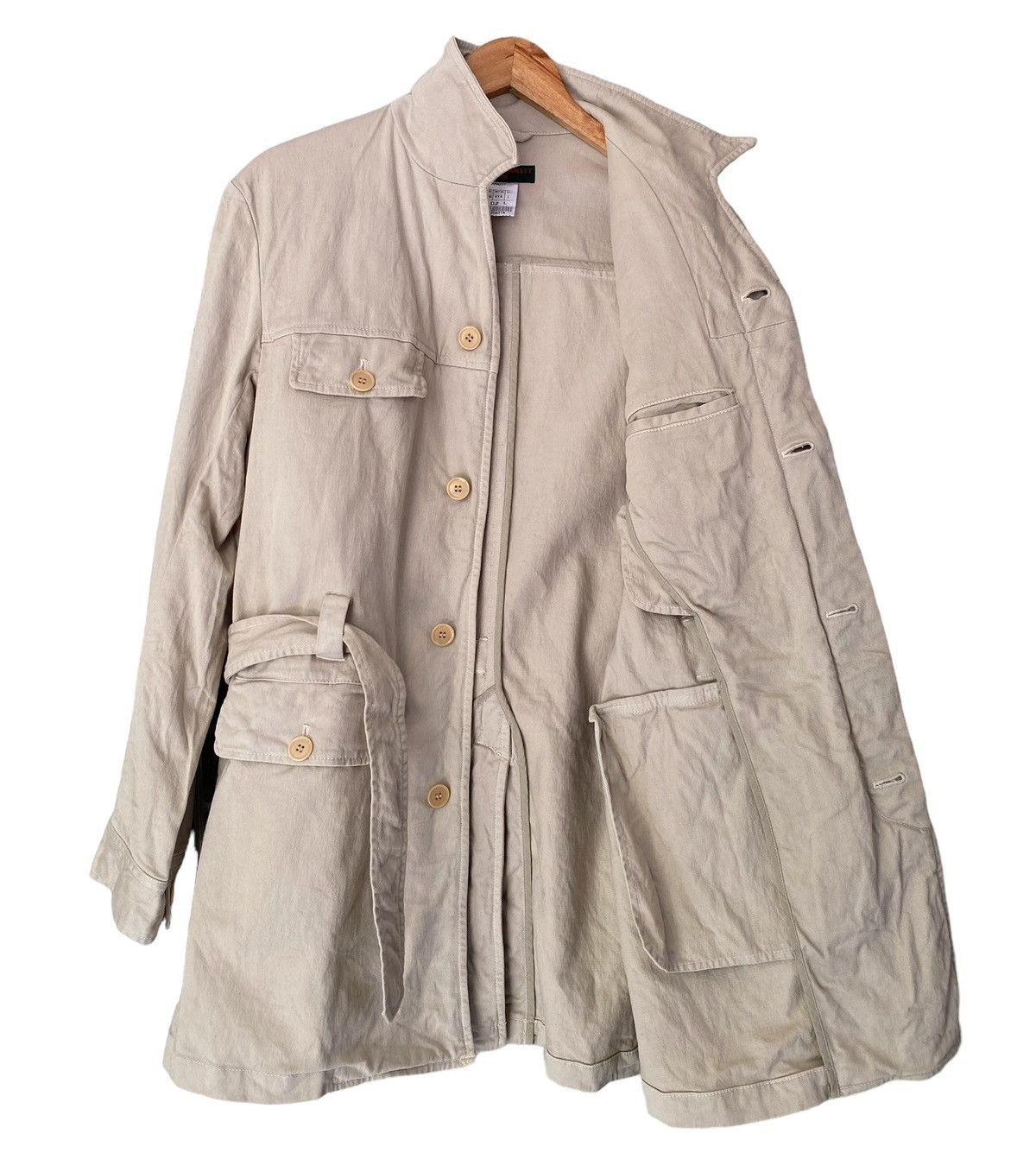 Designer KATHARINE HAMNETT LONDON Button Jacket Size US L / EU 52-54 / 3 - 16 Thumbnail