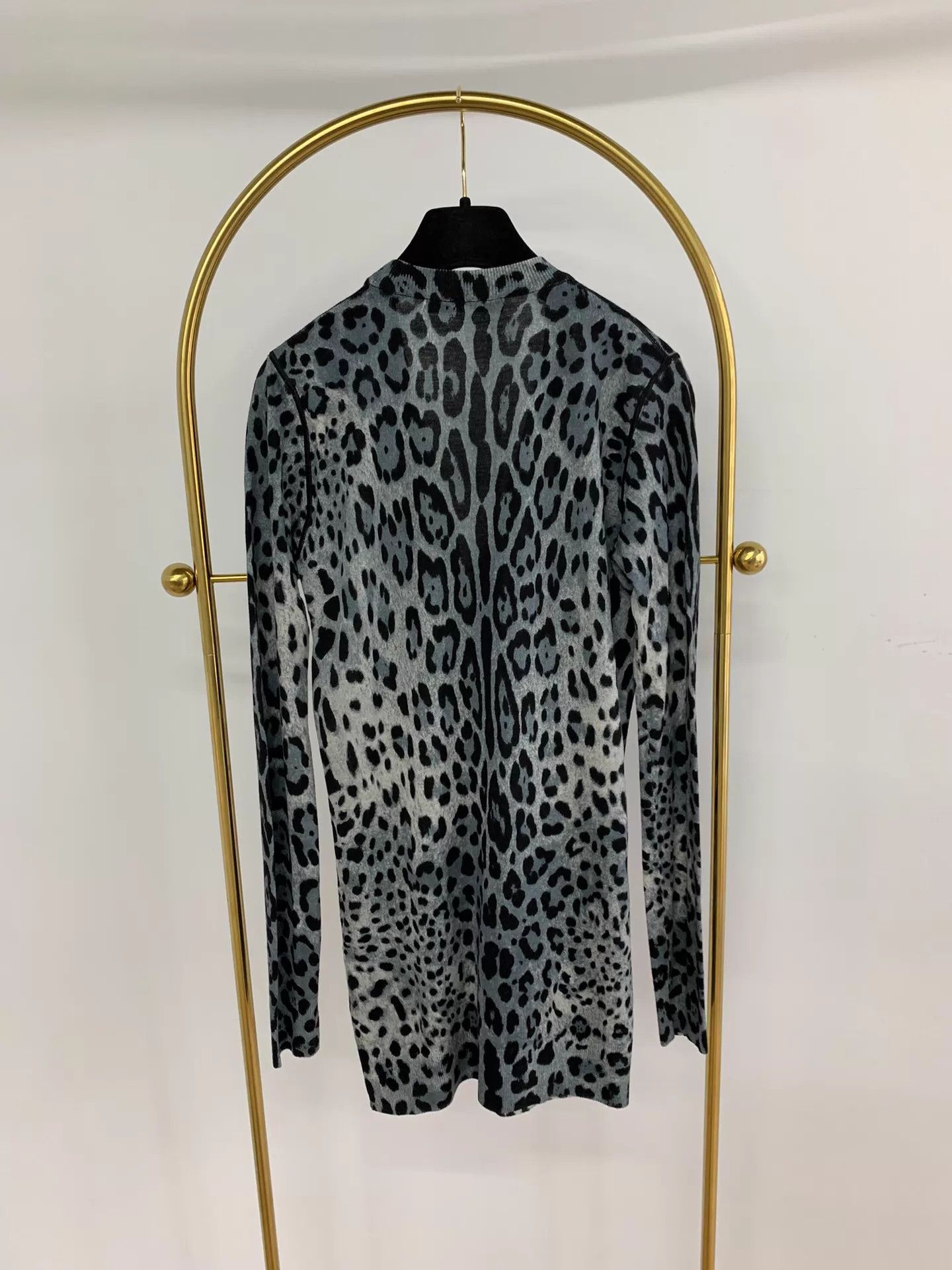 Dolce & Gabbana Dolce&Gabbana Green Leopard Print Knit Cardigan 42 New Size M / US 6-8 / IT 42-44 - 3 Thumbnail