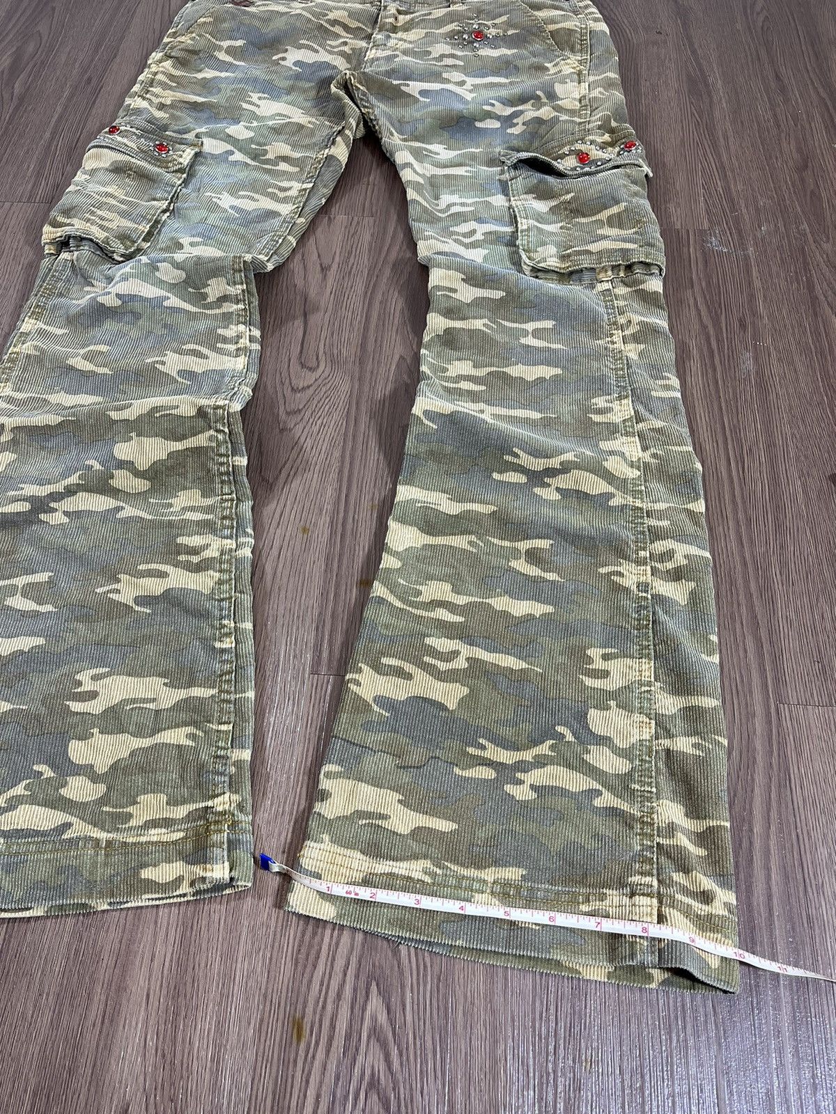Japanese Brand Sanford Camouflage Corduroy Cargo Pants (Size M / W34) Size US 34 / EU 50 - 17 Thumbnail
