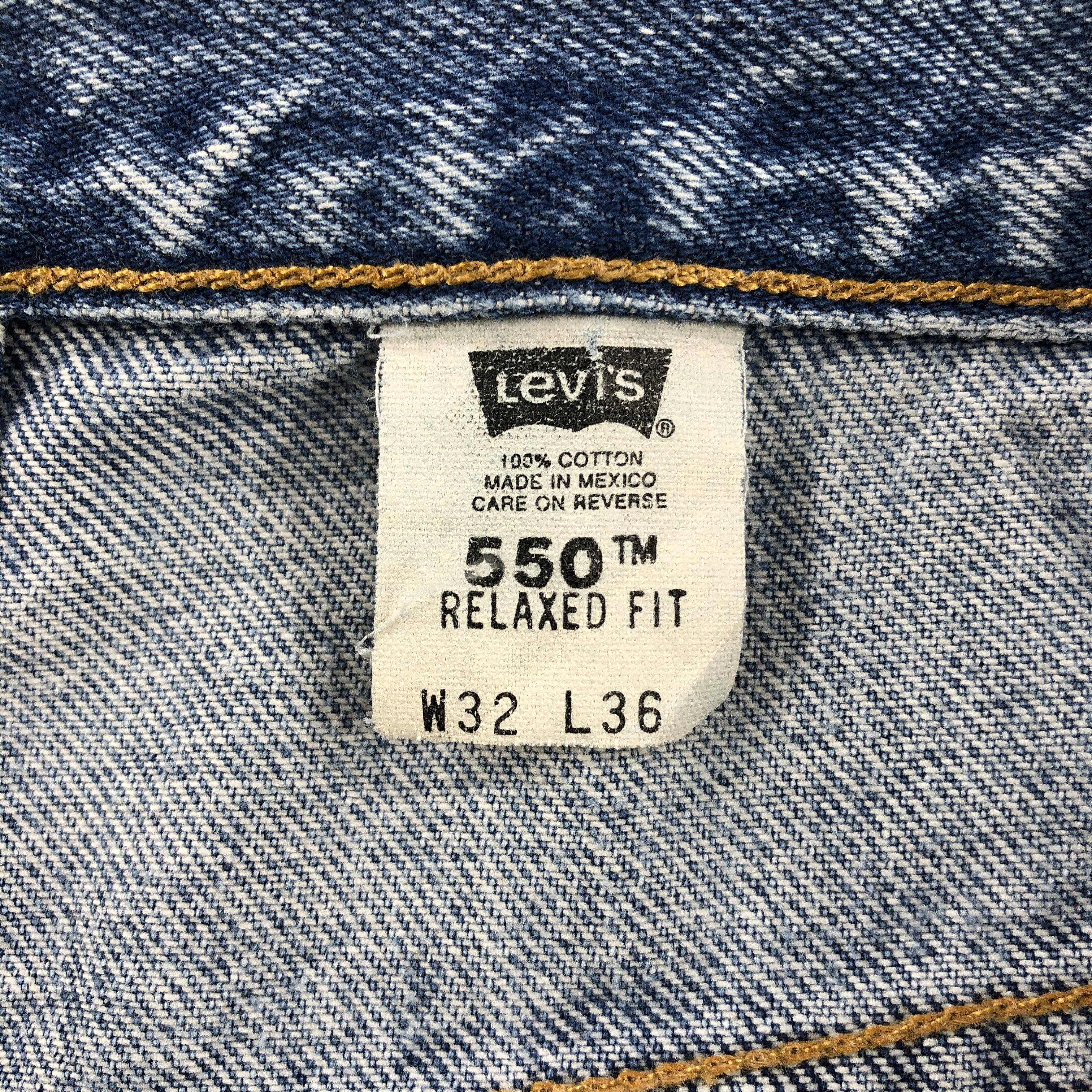 Levi's × Vintage Vintage 90s Light Wash Levis 550 Jeans-JM2413 Size US 33 - 14 Thumbnail
