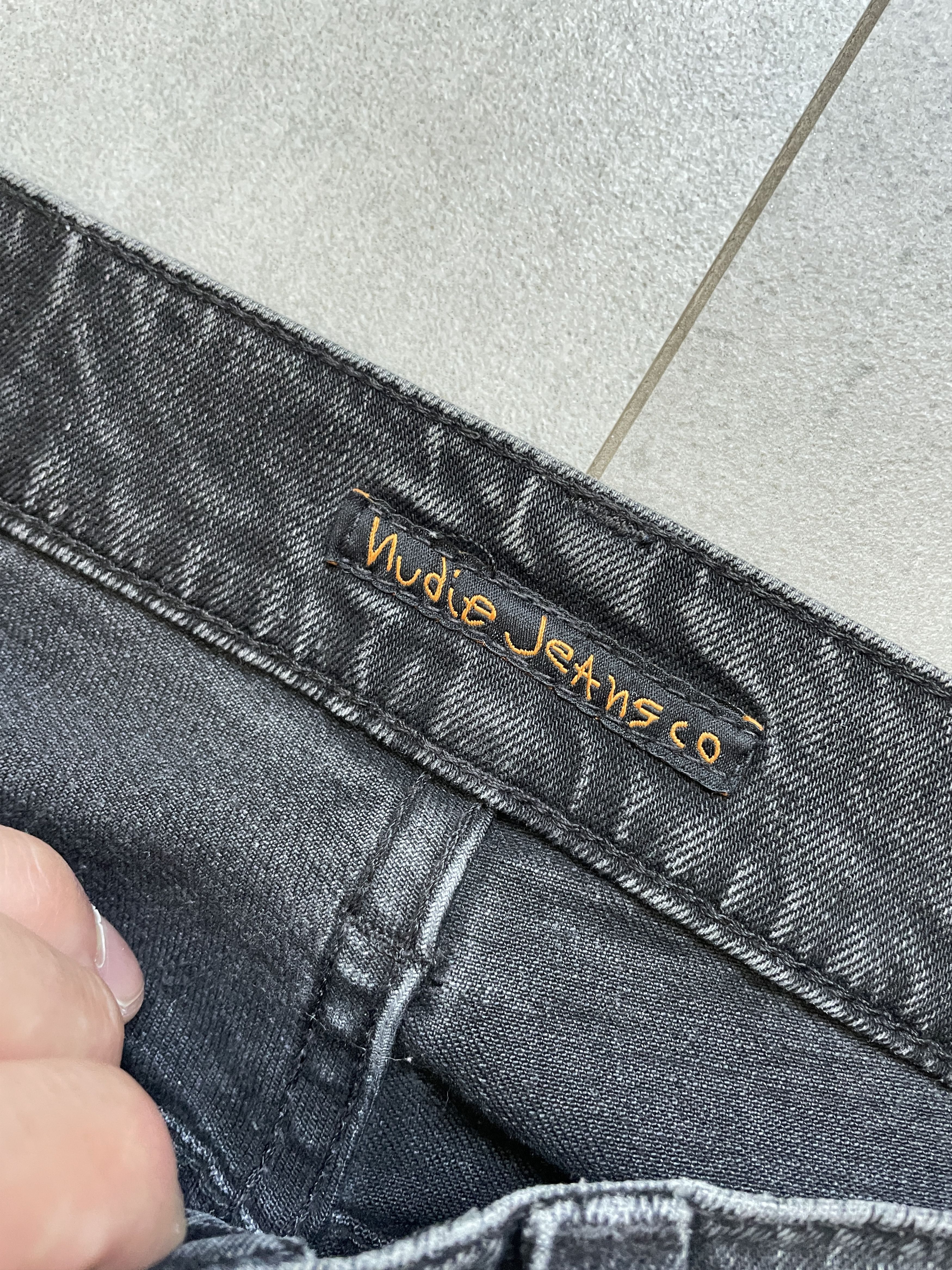 Nudie Jeans BLACK GRIM TIM NUDIE JEANS SKINNY DENIM Size US 29 - 5 Thumbnail