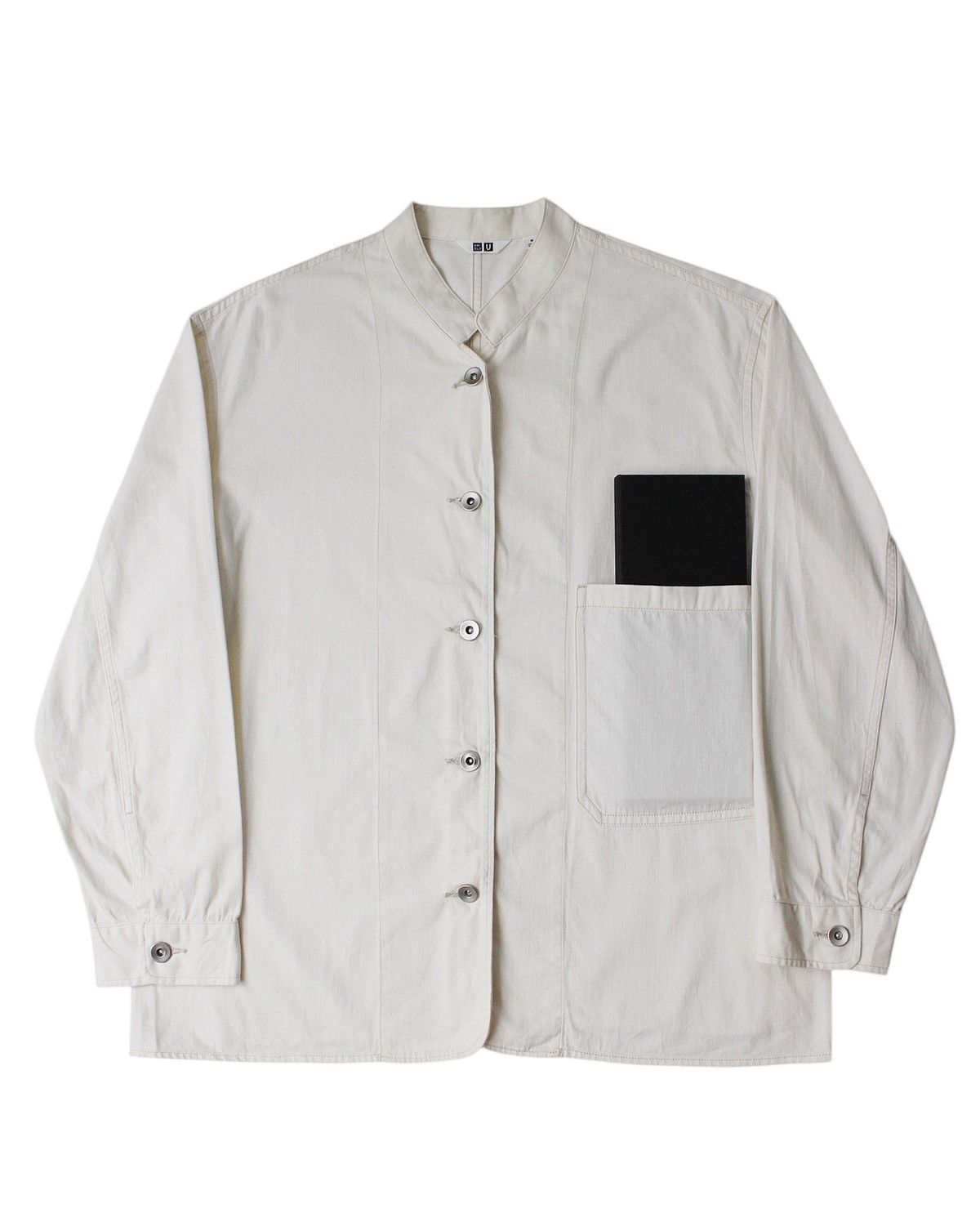 Lemaire × Uniqlo FW2021 UNIQLO U MANDARIN COLLAR COTTON WORK JACKET Size US M / EU 48-50 / 2 - 2 Thumbnail