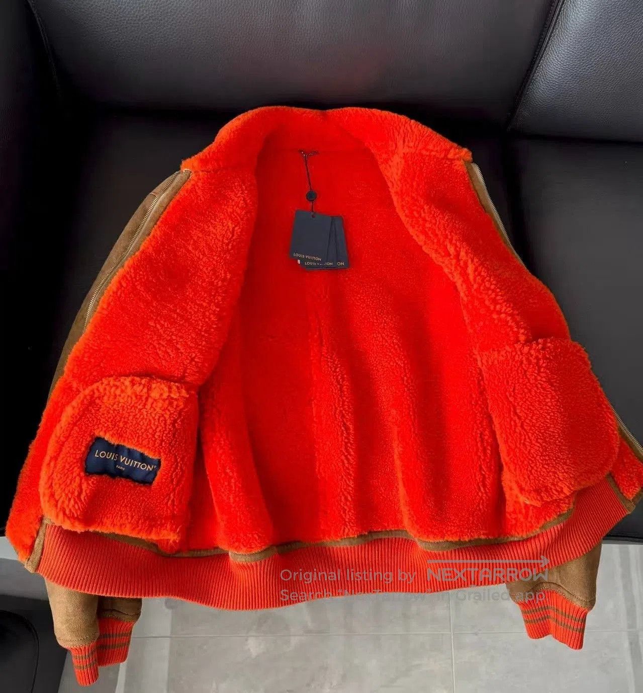 Louis Vuitton Louis Vuitton Orange Brown Shearling Jacket. Size US M / EU 48-50 / 2 - 3 Thumbnail