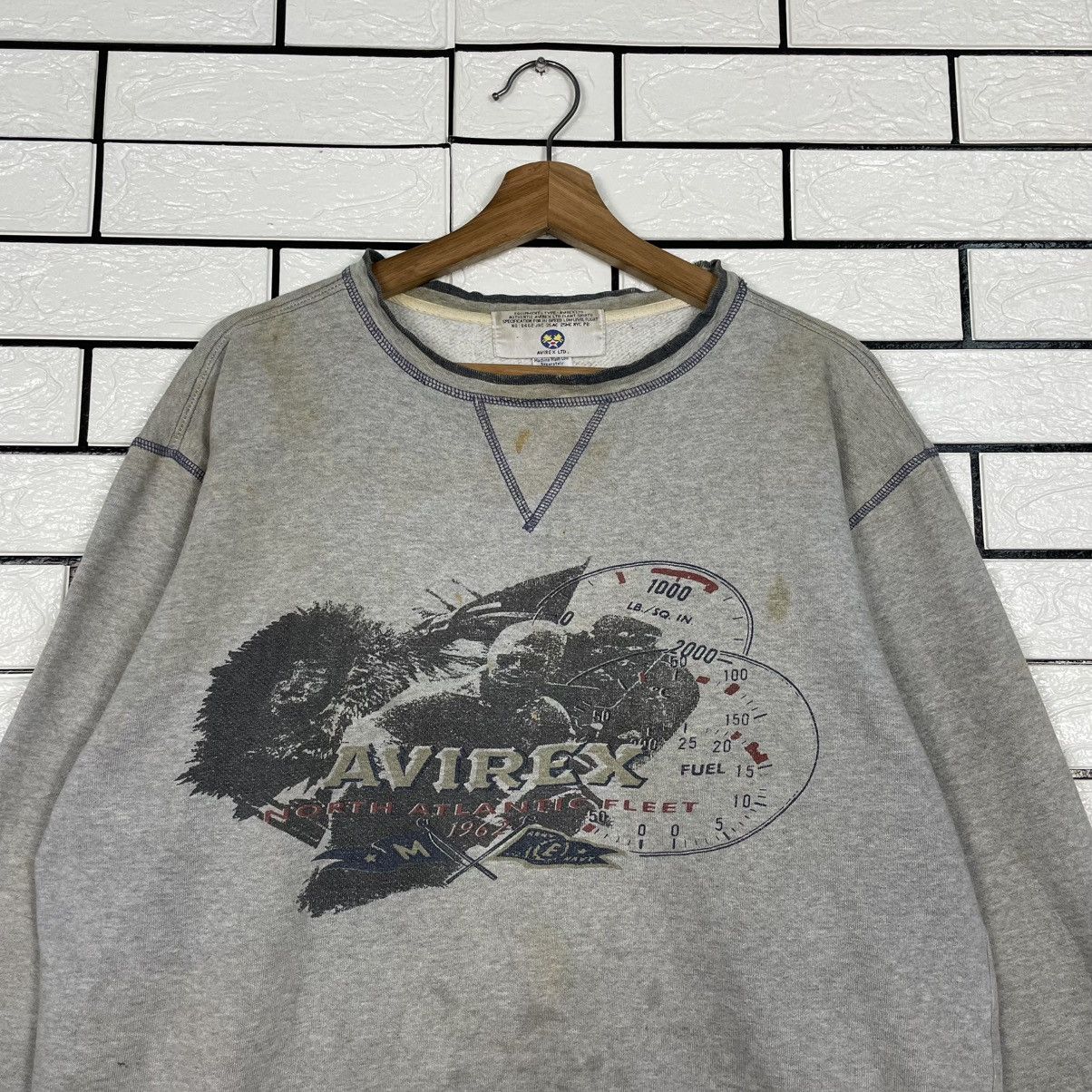 Avirex Vintage Avirex Crewneck Sweatshirt Size US M / EU 48-50 / 2 - 2 Thumbnail