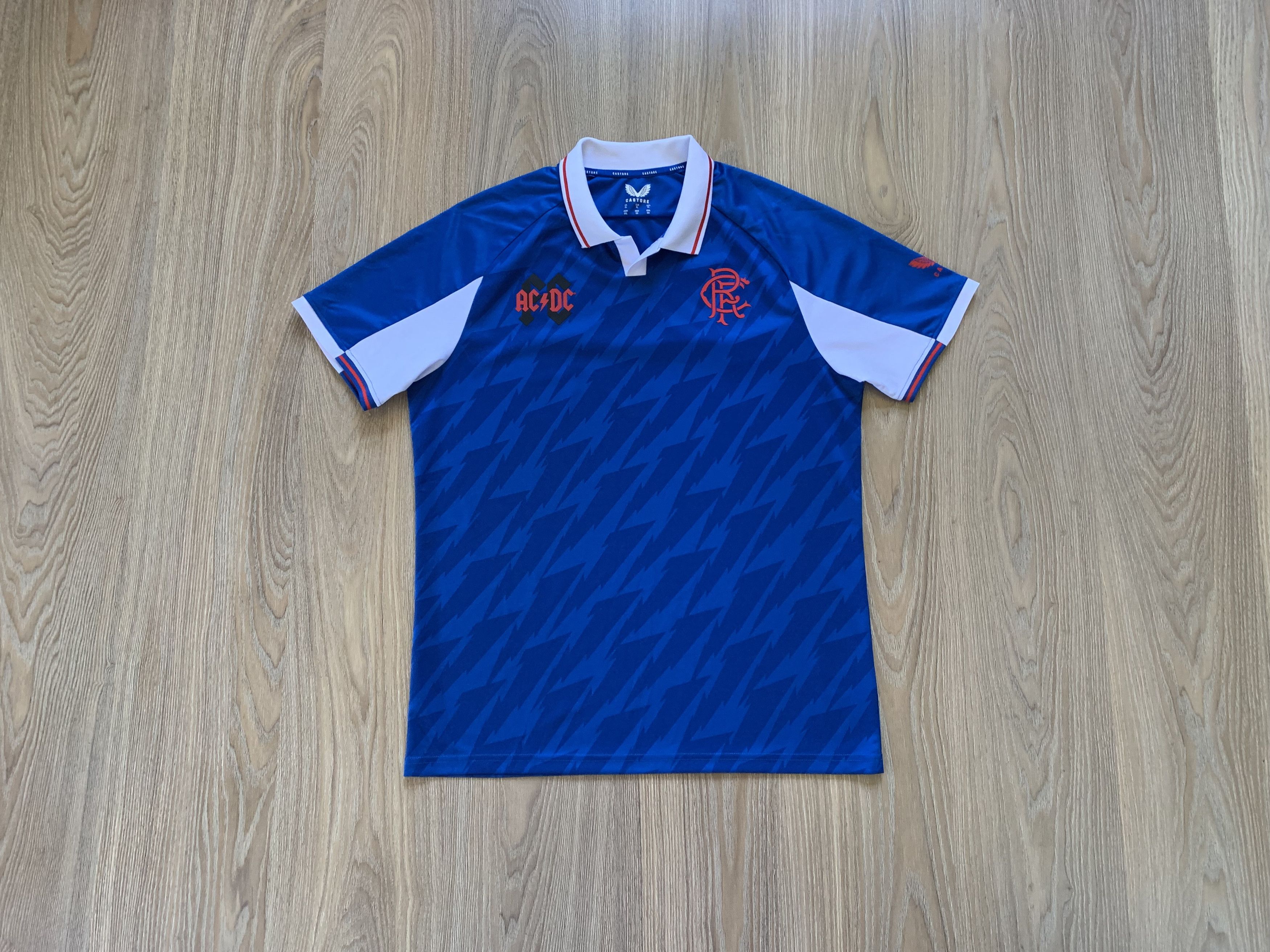 Castore Castore AC DC Rangers 2023 Training Polo Jersey Size US XL / EU 56 / 4 - 1 Thumbnail