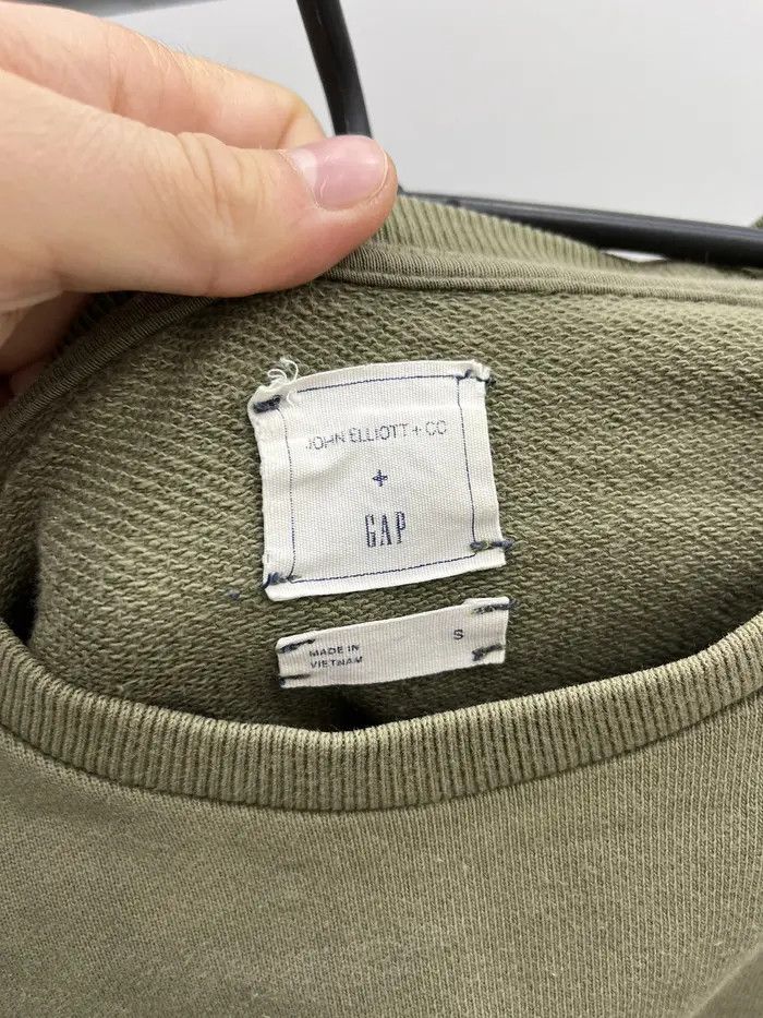 Gap × John Elliott John Elliott x Gap Crewneck Cotton Villain Sweatshirt Size US S / EU 44-46 / 1 - 3 Thumbnail