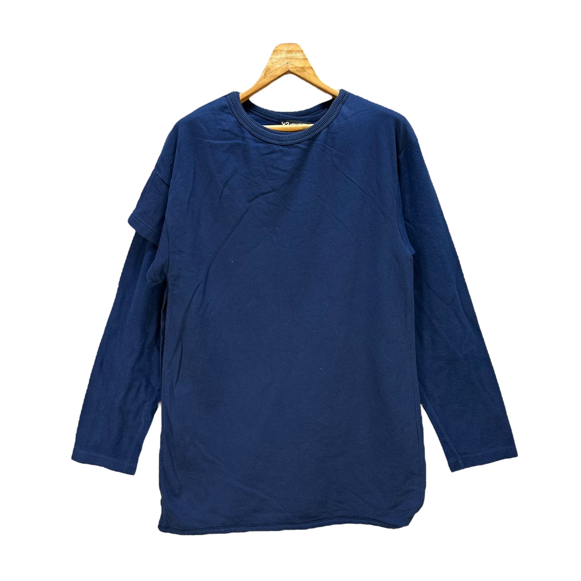 Adidas Y-3 ADIDAS X YOHJI YAMAMOTO Long Sleeve T Shirt #A51-1191 Size US M / EU 48-50 / 2 - 1 Thumbnail