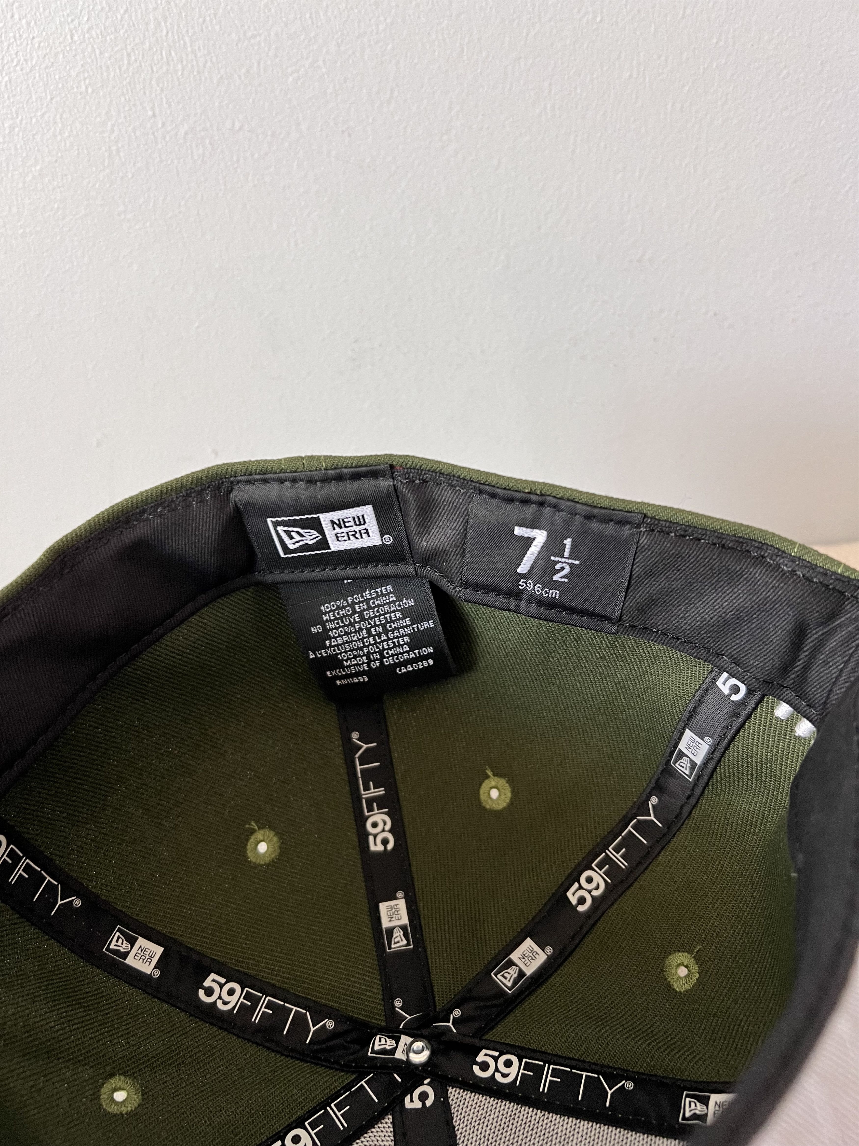 HIDDEN × New Era 7 1/2 Hidden NY New Era H Logo 59FIFTY Fitted Hat 