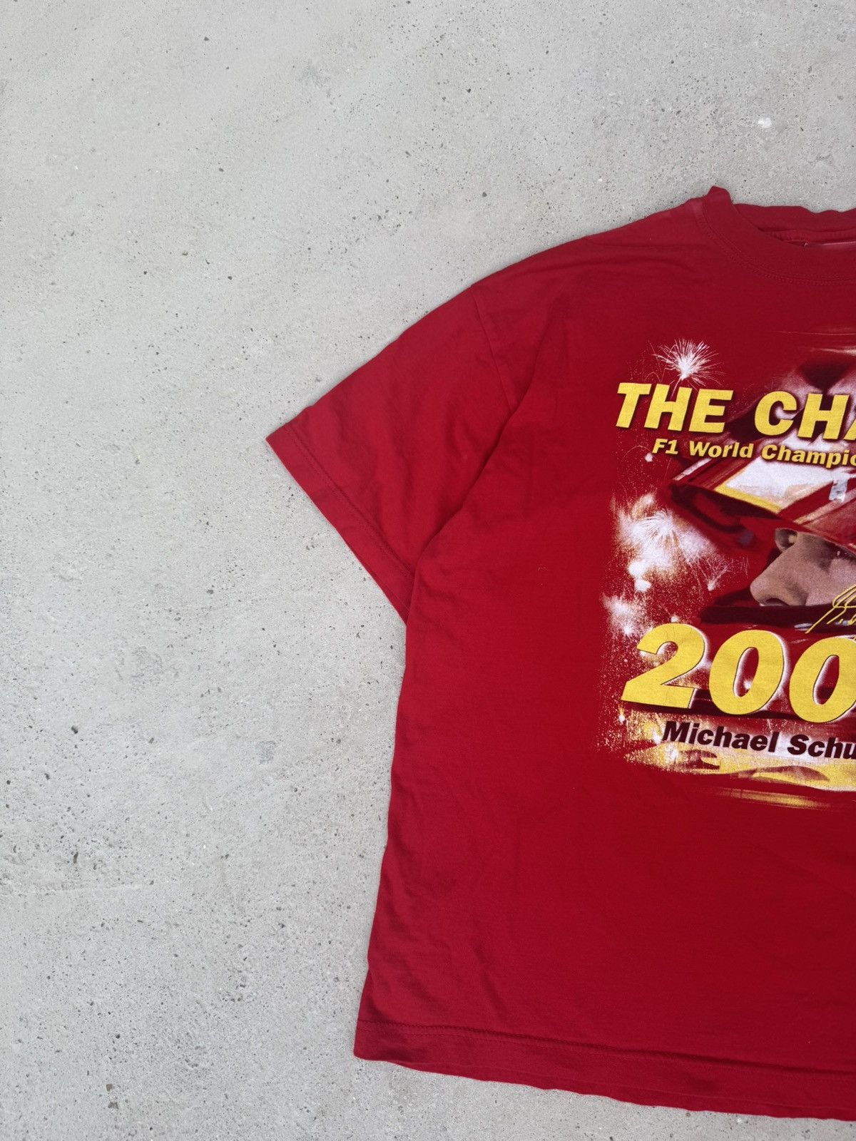 NASCAR 🏓 Rare🏓 Michael Schumaher 2001 Champion T-Shirt Size US XL / EU 56 / 4 - 3 Thumbnail