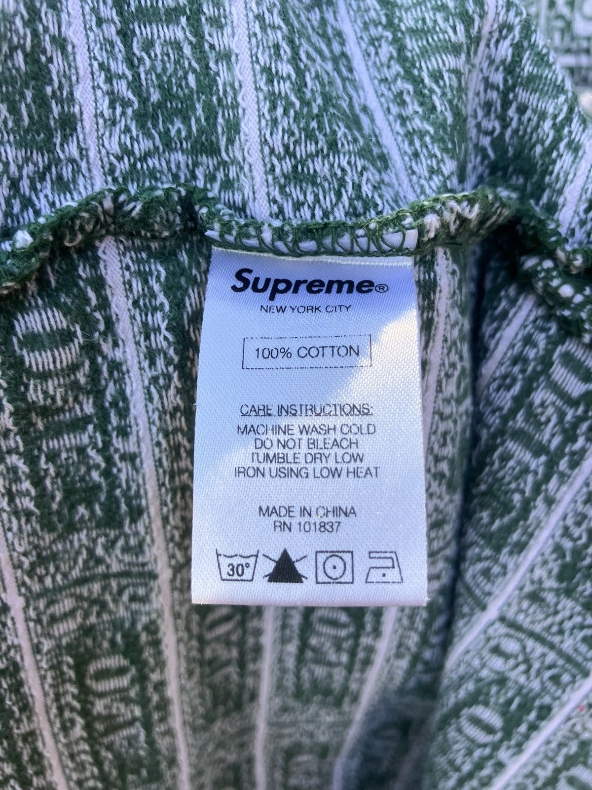 Supreme Supreme Jacquard Dollar Tank Size US XL / EU 56 / 4 - 5 Thumbnail