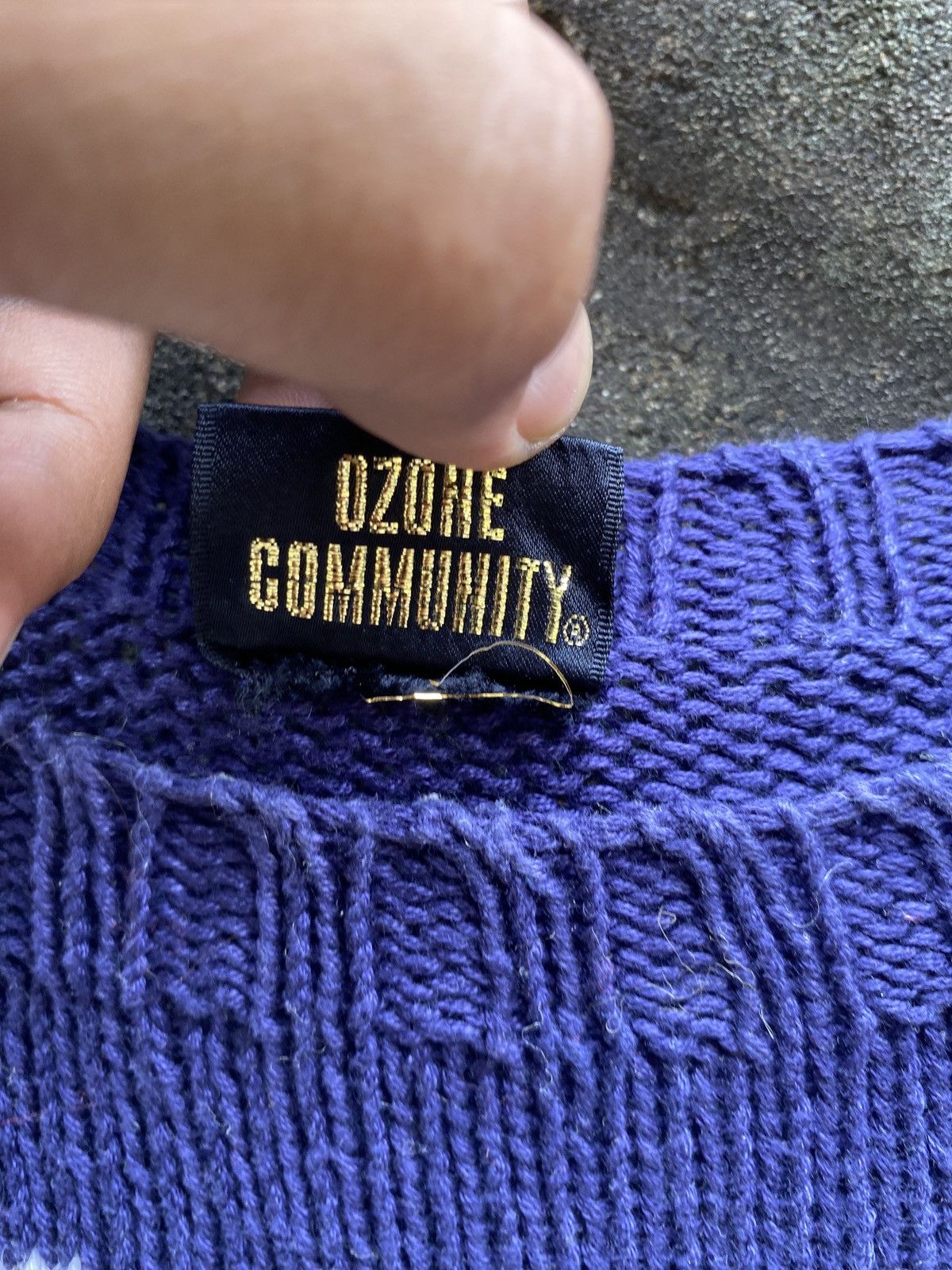 Beauty Beast × Hysteric Glamour × Issey Miyake Ozone Community By Hysteric Glamour knit Cable Sweater Size US M / EU 48-50 / 2 - 4 Thumbnail