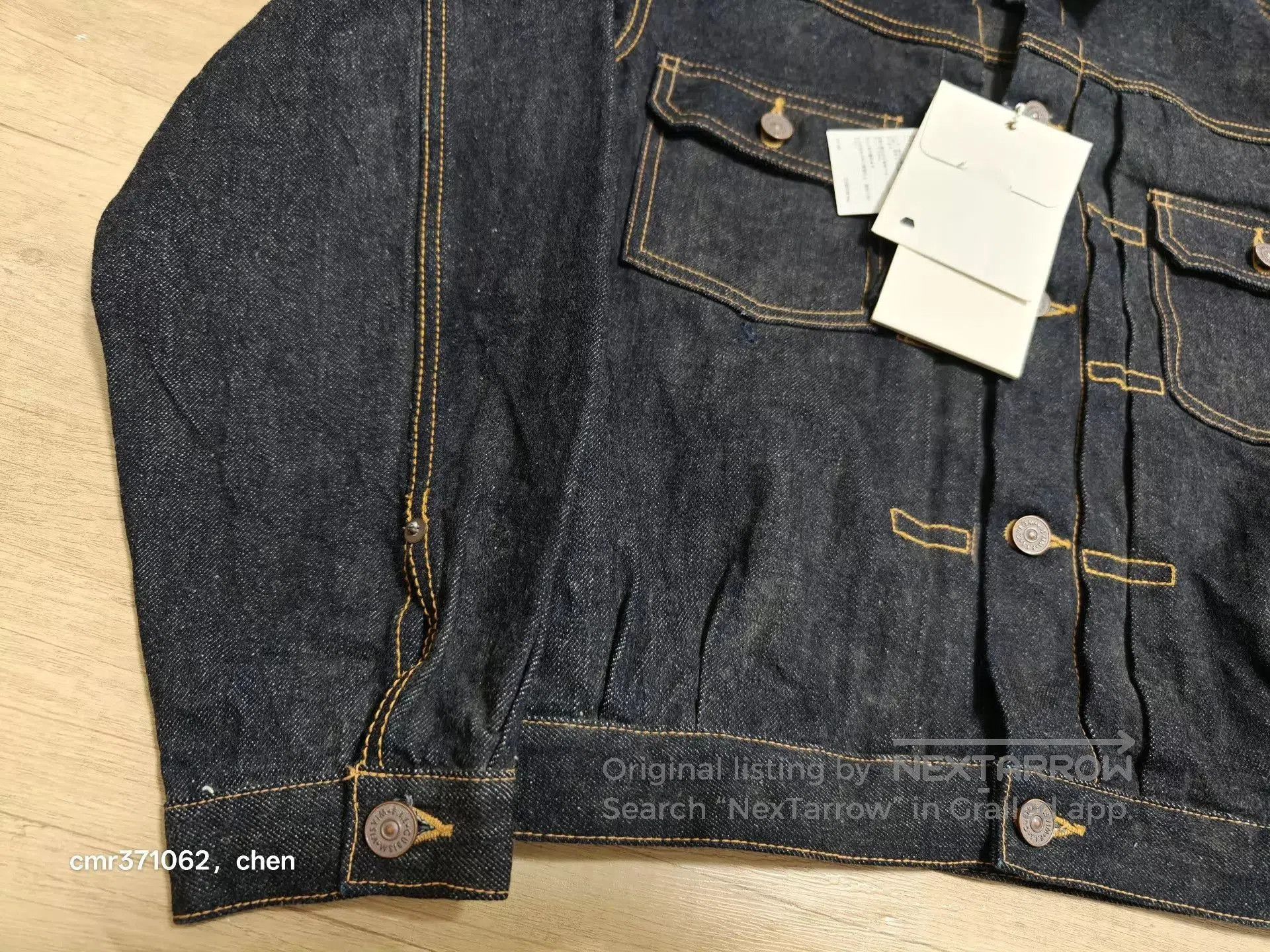 Visvim Blue Denim Jacket with Button Front and Pockets. Size US S / EU 44-46 / 1 - 4 Thumbnail