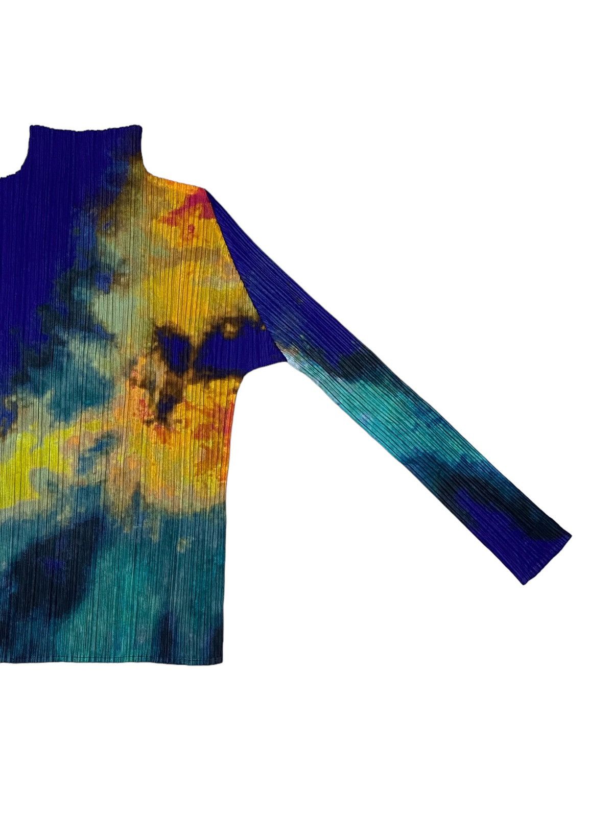 Issey Miyake × Pleats Please Issey Miyake Pleats Please Pleated Tie Dye Gradation Top Size M / US 6-8 / IT 42-44 - 15 Thumbnail