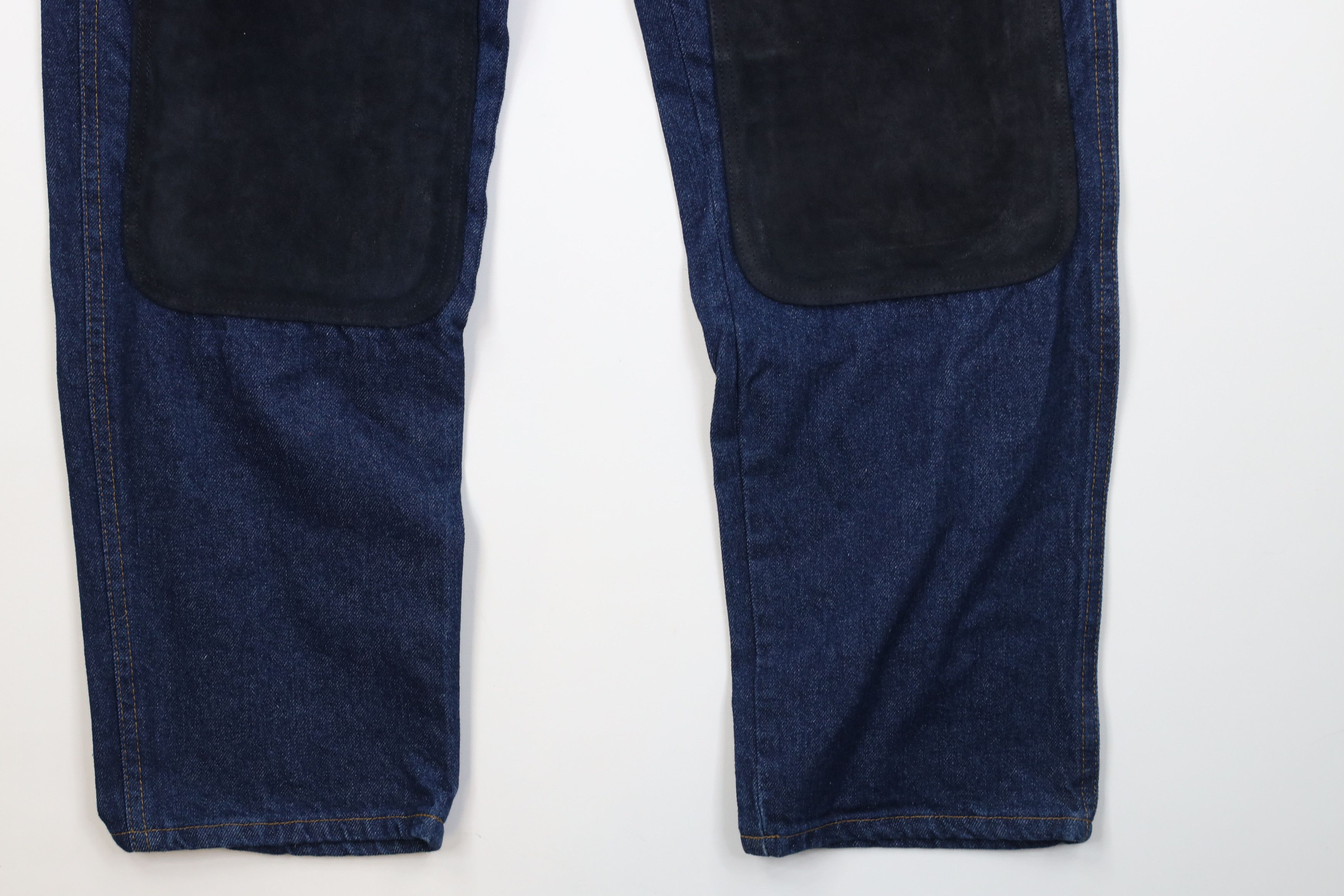 Vintage Deadstock Vintage 90s Padded Denim Jeans Workwear USA Size US 38 / EU 54 - 5 Thumbnail
