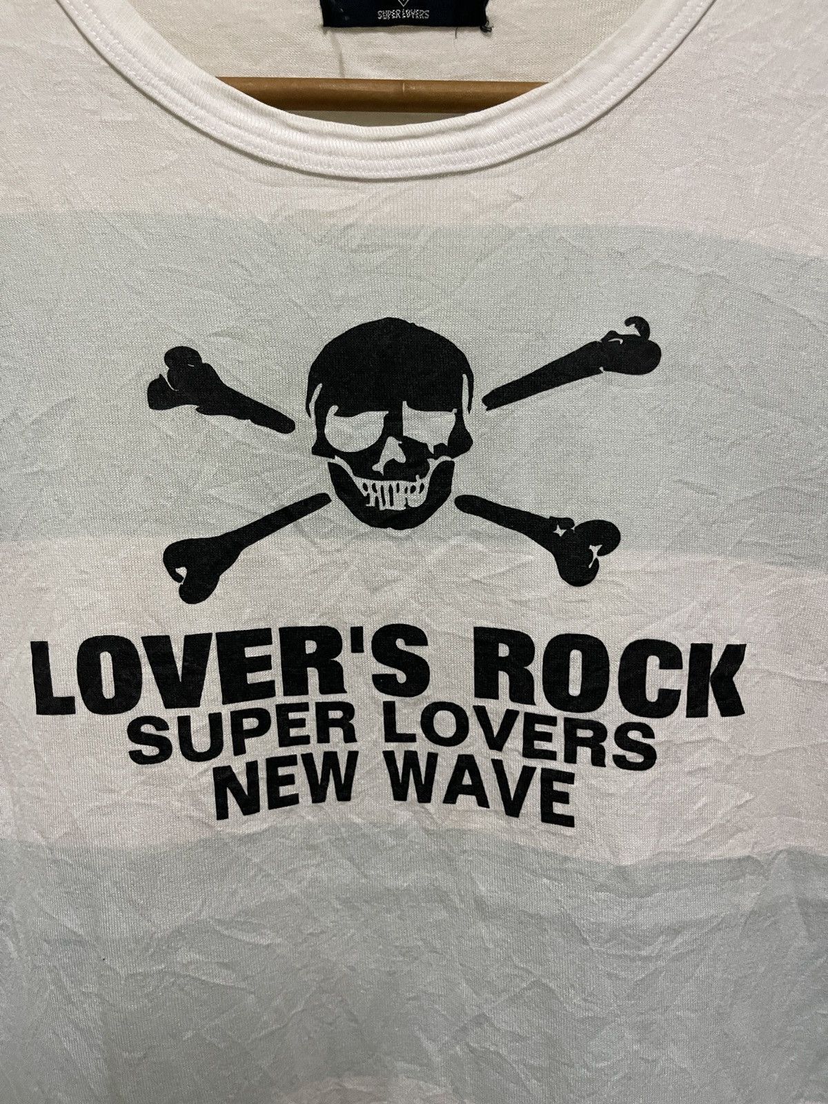 Japanese Brand × Vintage Super Lovers New Wave Skull T Shirt Size US M / EU 48-50 / 2 - 4 Thumbnail