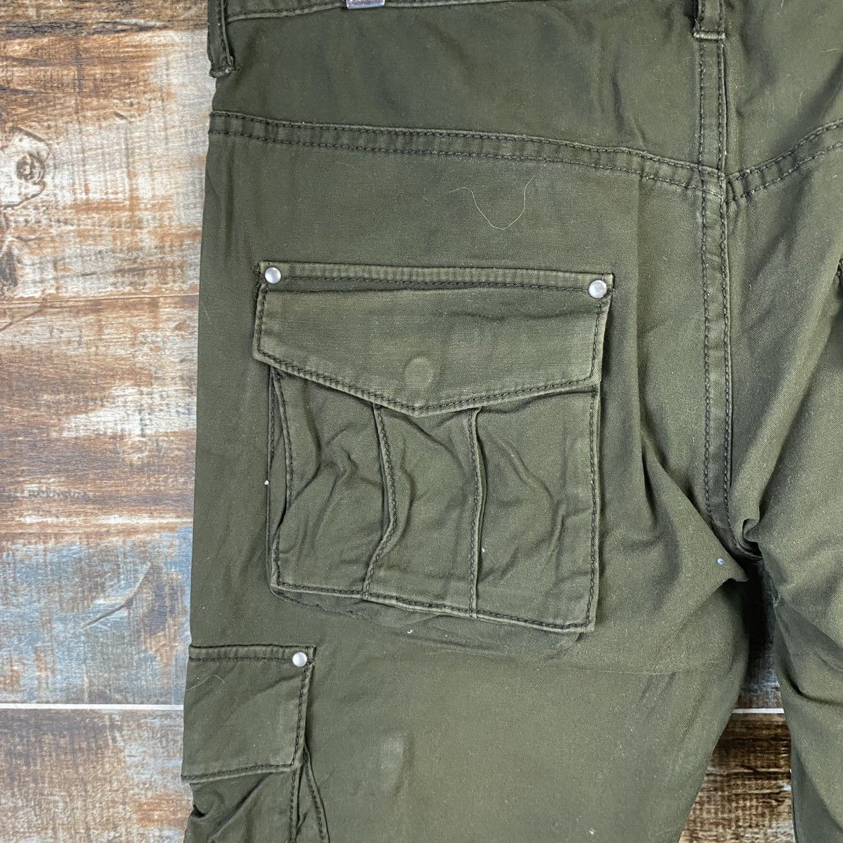 Takeo Kikuchi DL Takeo Kikuchi Green Cargo Multipocket Pants #C1151 Size US 30 / EU 46 - 18 Thumbnail