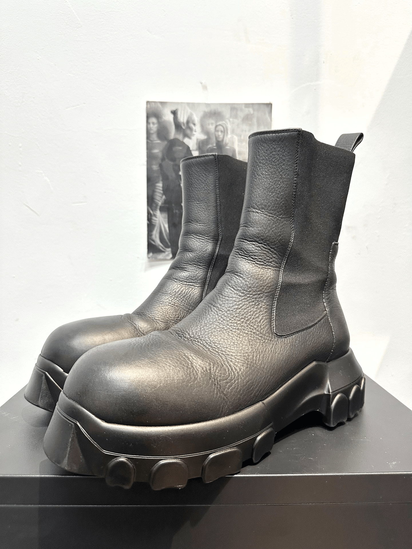 Rick Owens Rick Owens BEATLE MEGA TRACTOR BOOT (IT 42) | Grailed
