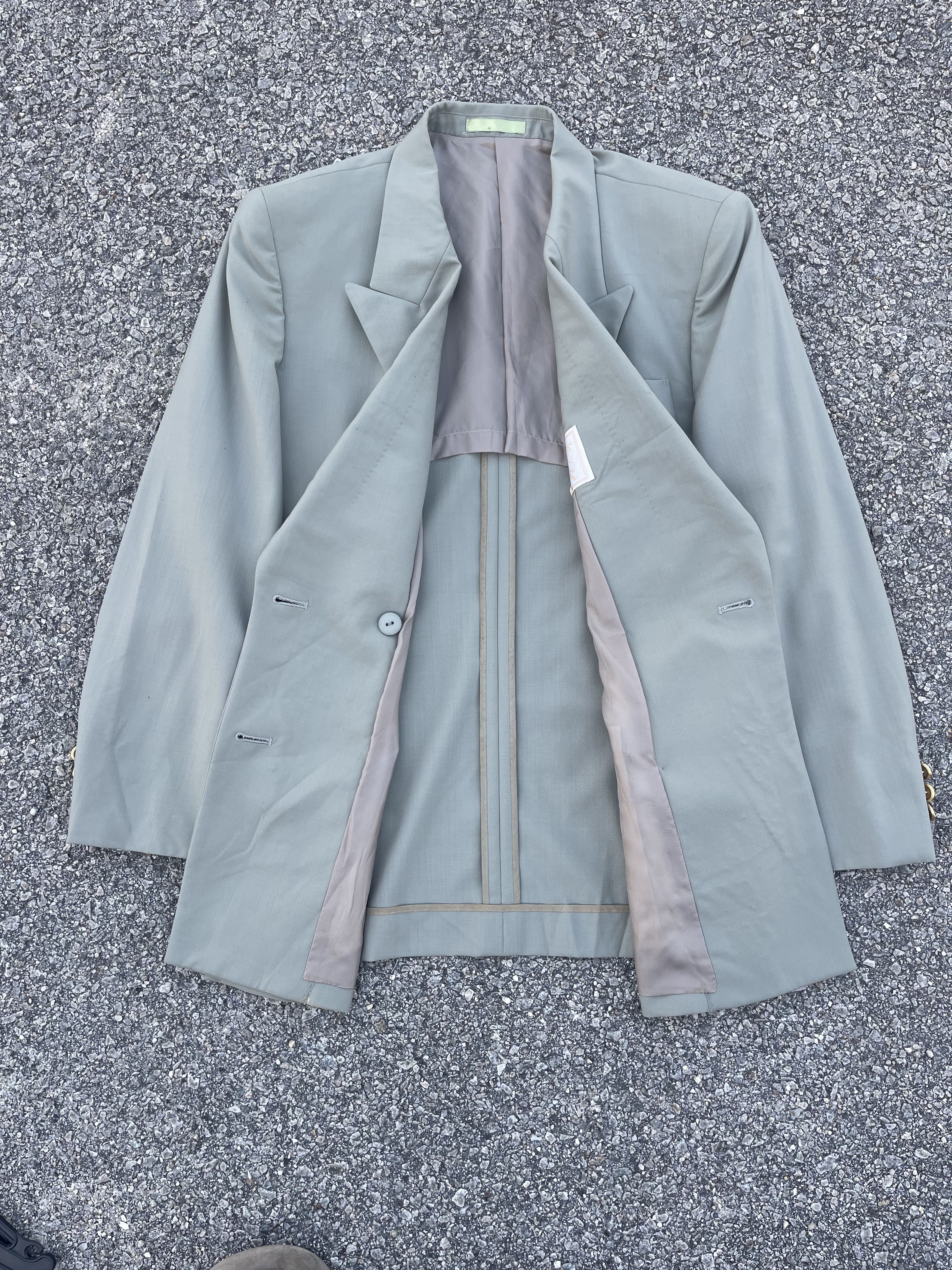 Burberry × Vintage Vtg Burberrys Blazer with Badge Size 34R - 8 Thumbnail