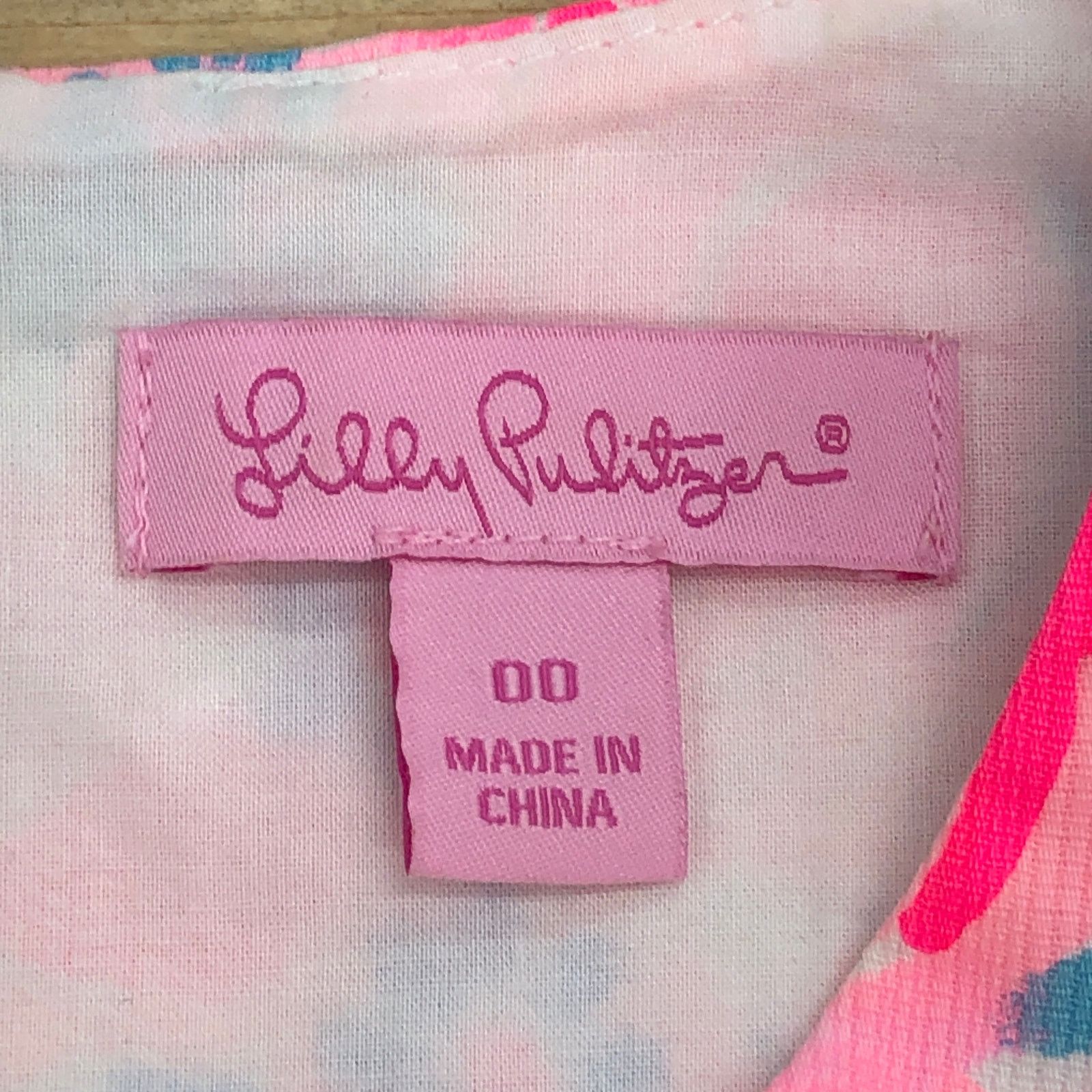 Lilly Pulitzer Lilly Pulitzer 00 Dress Mila Shift Coral Resort Sleeveless Size XXS / US 00 / IT 34 - 12 Thumbnail