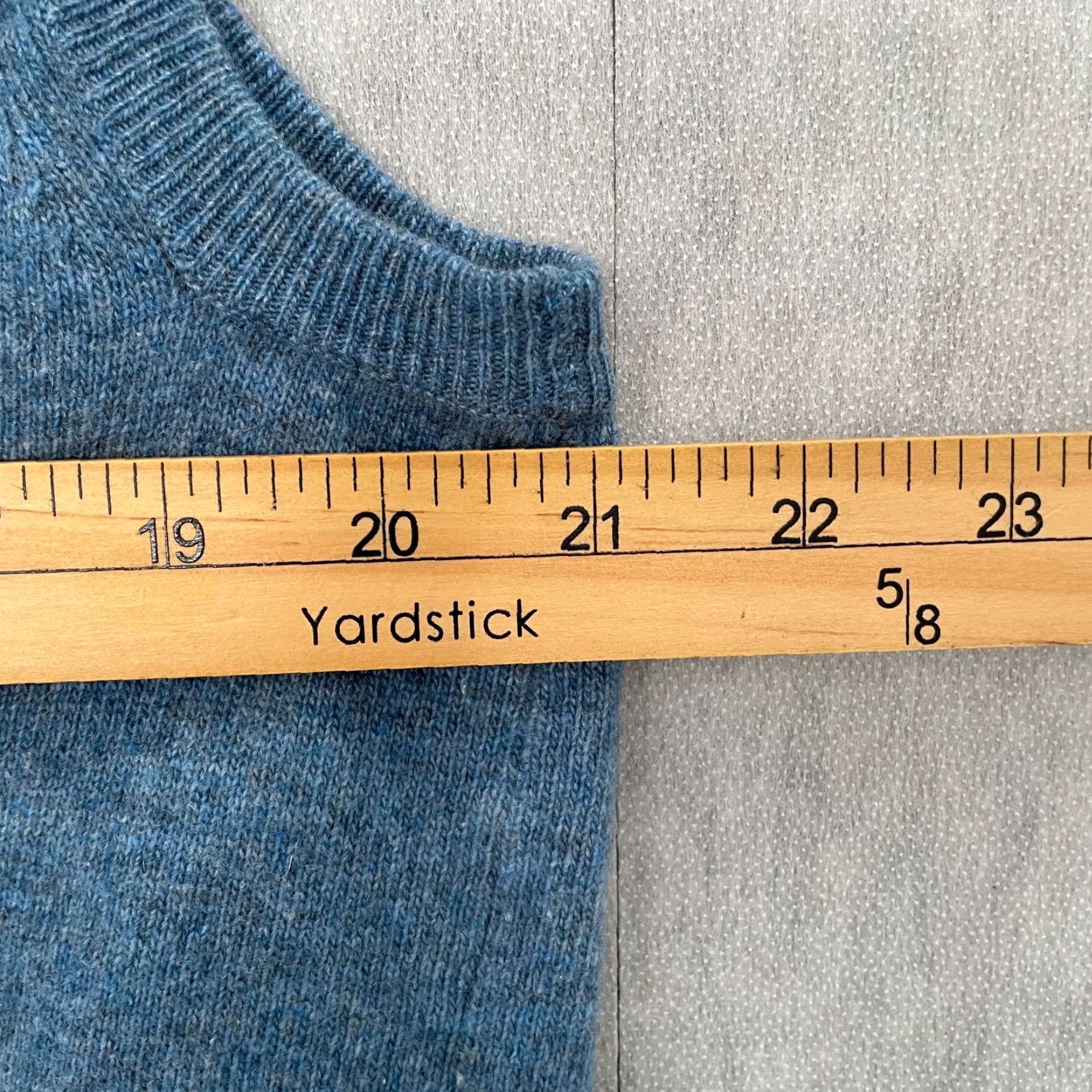 Vintage VINTAGE J.&D. McGeorge Ltd. Vest Adult 117cm/46" Blue Cashmere Made In Scotland Size US S / EU 44-46 / 1 - 5 Thumbnail