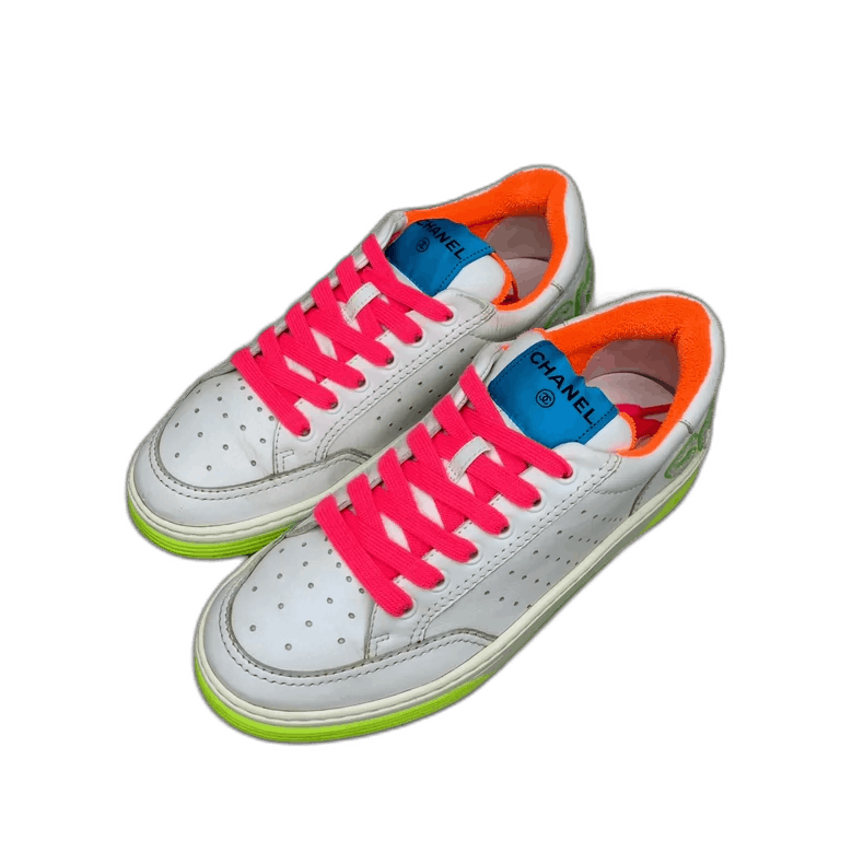 Chanel Chanel Colorful Logo Sneakers Size 37 Size US 7 / IT 37 - 1 Thumbnail