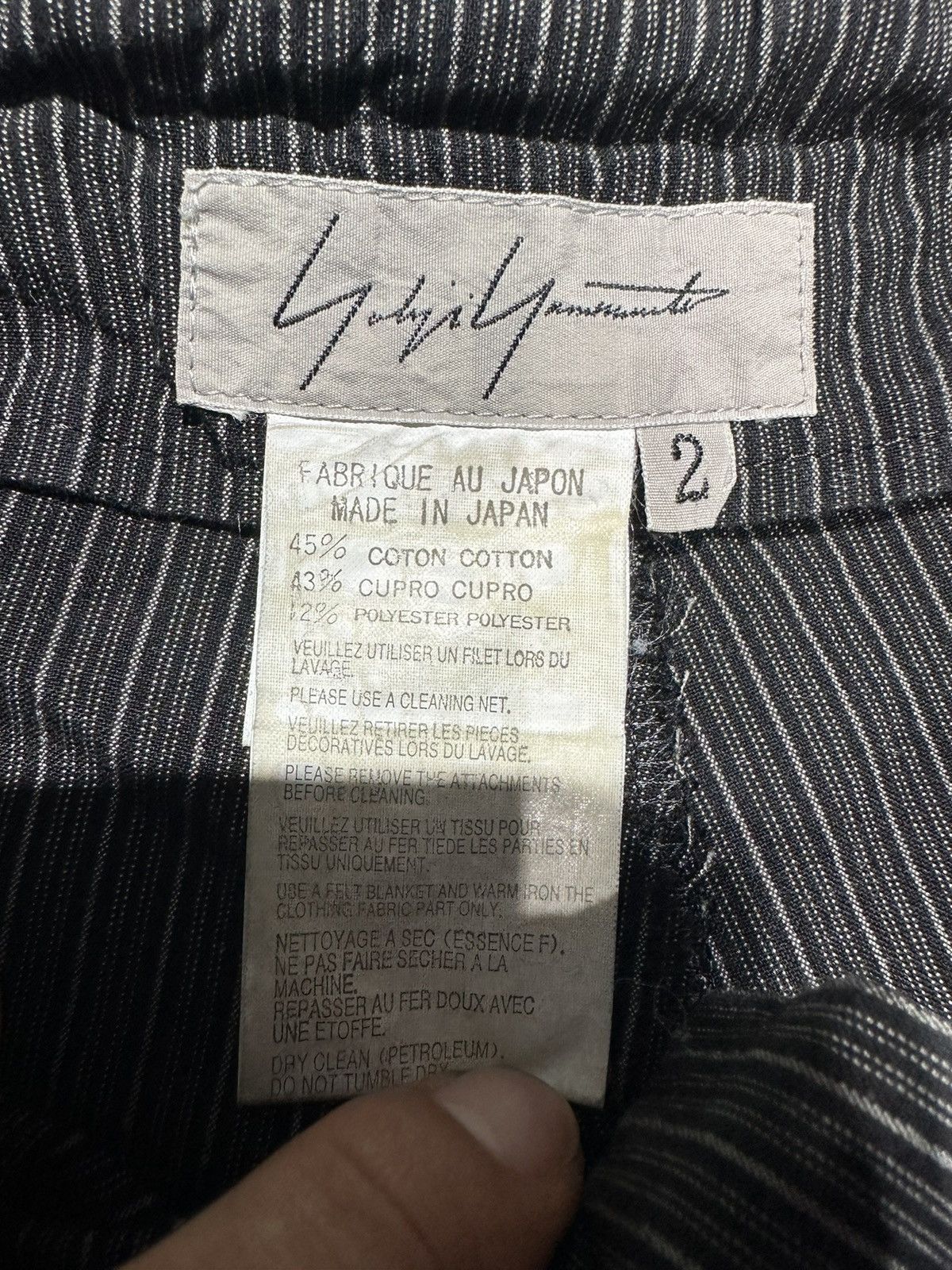 Yohji Yamamoto Yohji Yamamoto Pants Size US 34 / EU 50 - 4 Thumbnail