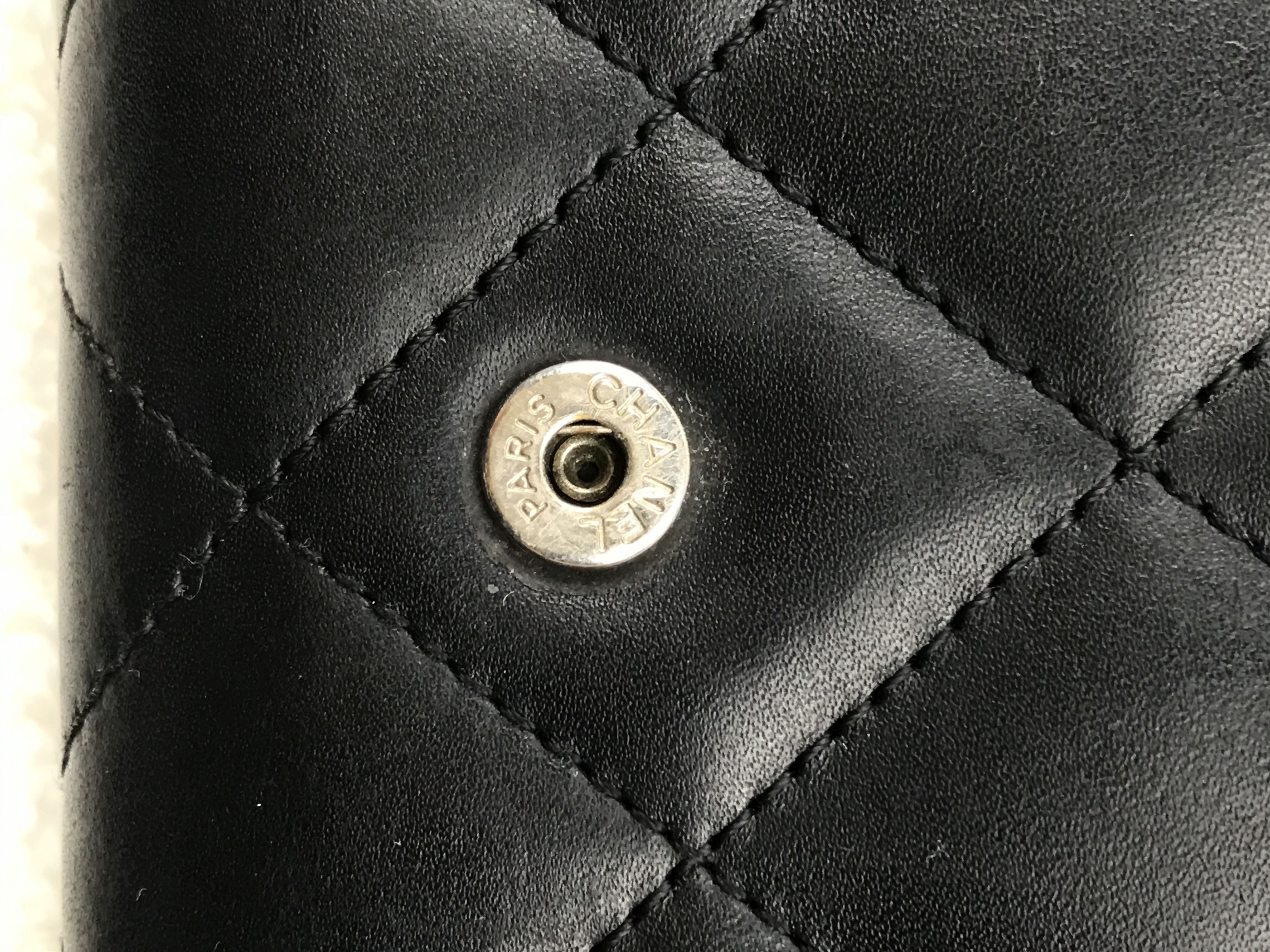 Chanel × Vintage Chanel Cambon Line Coco Mark Long Wallet Black Pink Lambskin Size ONE SIZE - 19 Thumbnail