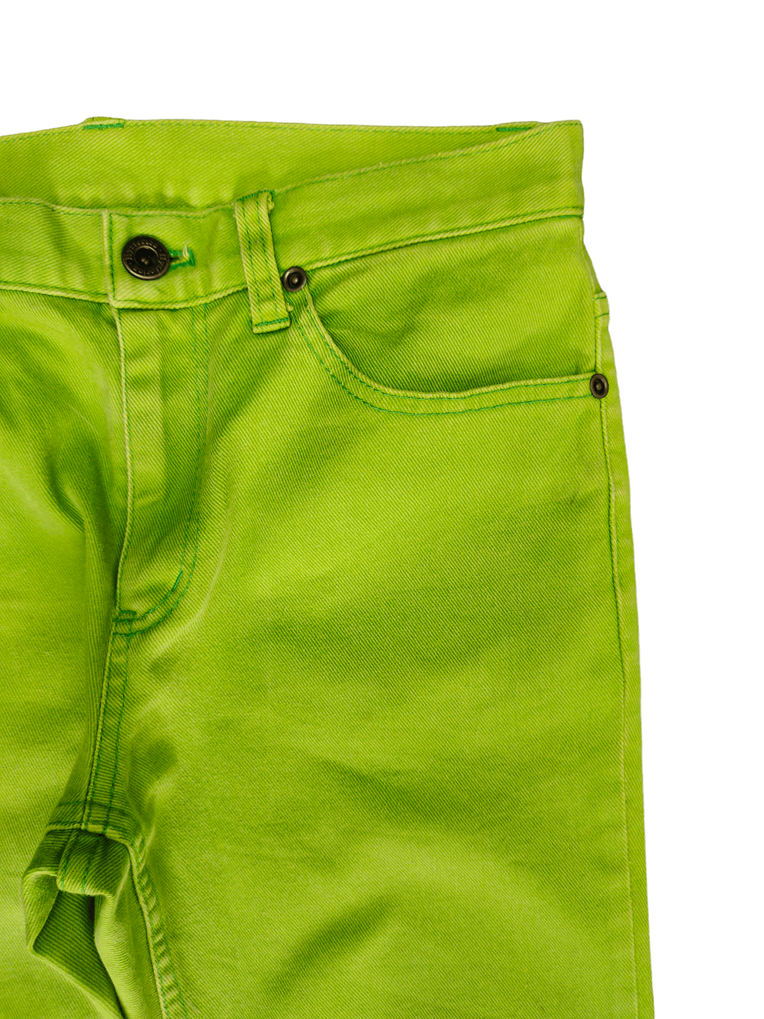 Hysteric Glamour OG 90s Hysteric Glamour Neon Green Skinny Jeans Size US 27 - 3 Thumbnail