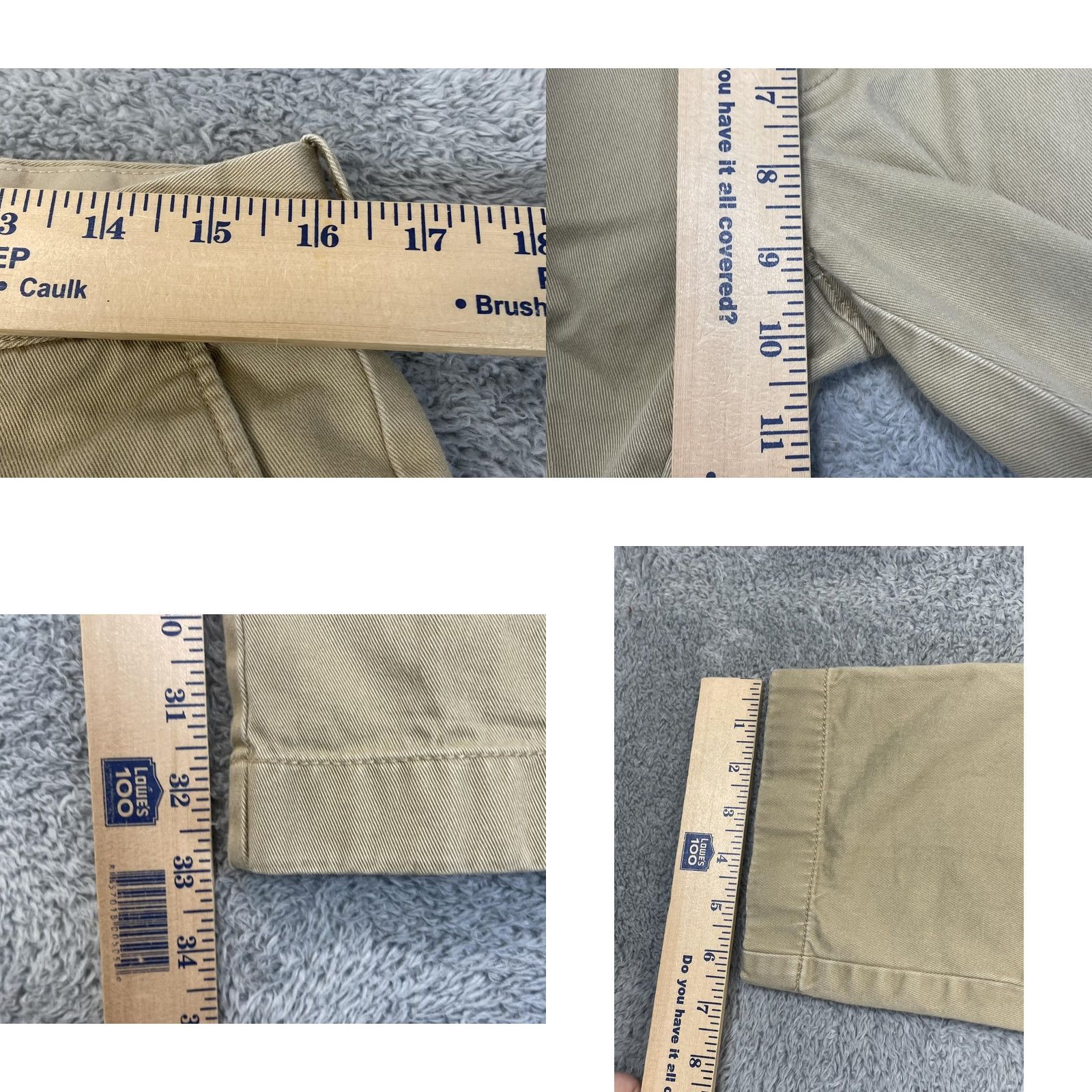 J.Crew J.Crew Driggs Chino Pants Mens 32x34 Khaki Slim Flat Front Zip Fly Cotton Casual Pants Size US 32 / EU 48 - 8 Thumbnail