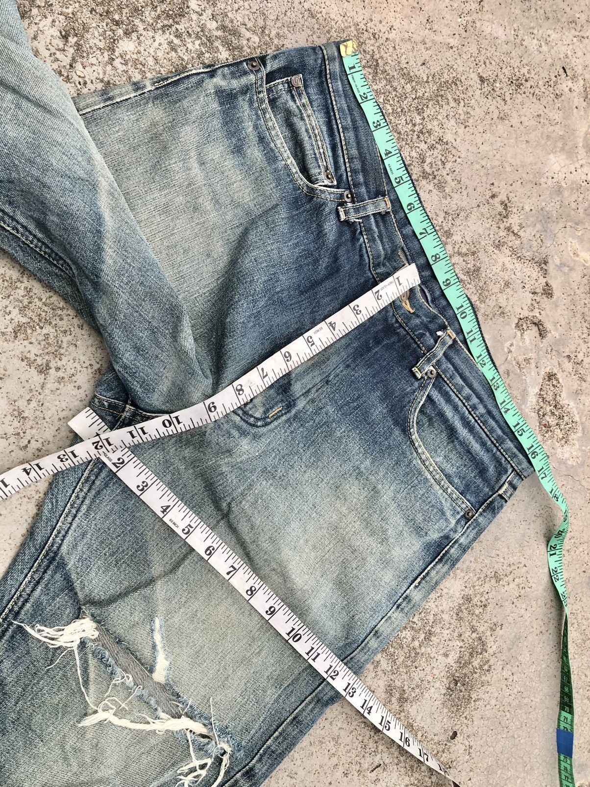 Japanese Brand × Silas VINTAGE SILAS DISTRESSED DENIM Size US 34 / EU 50 - 12 Thumbnail