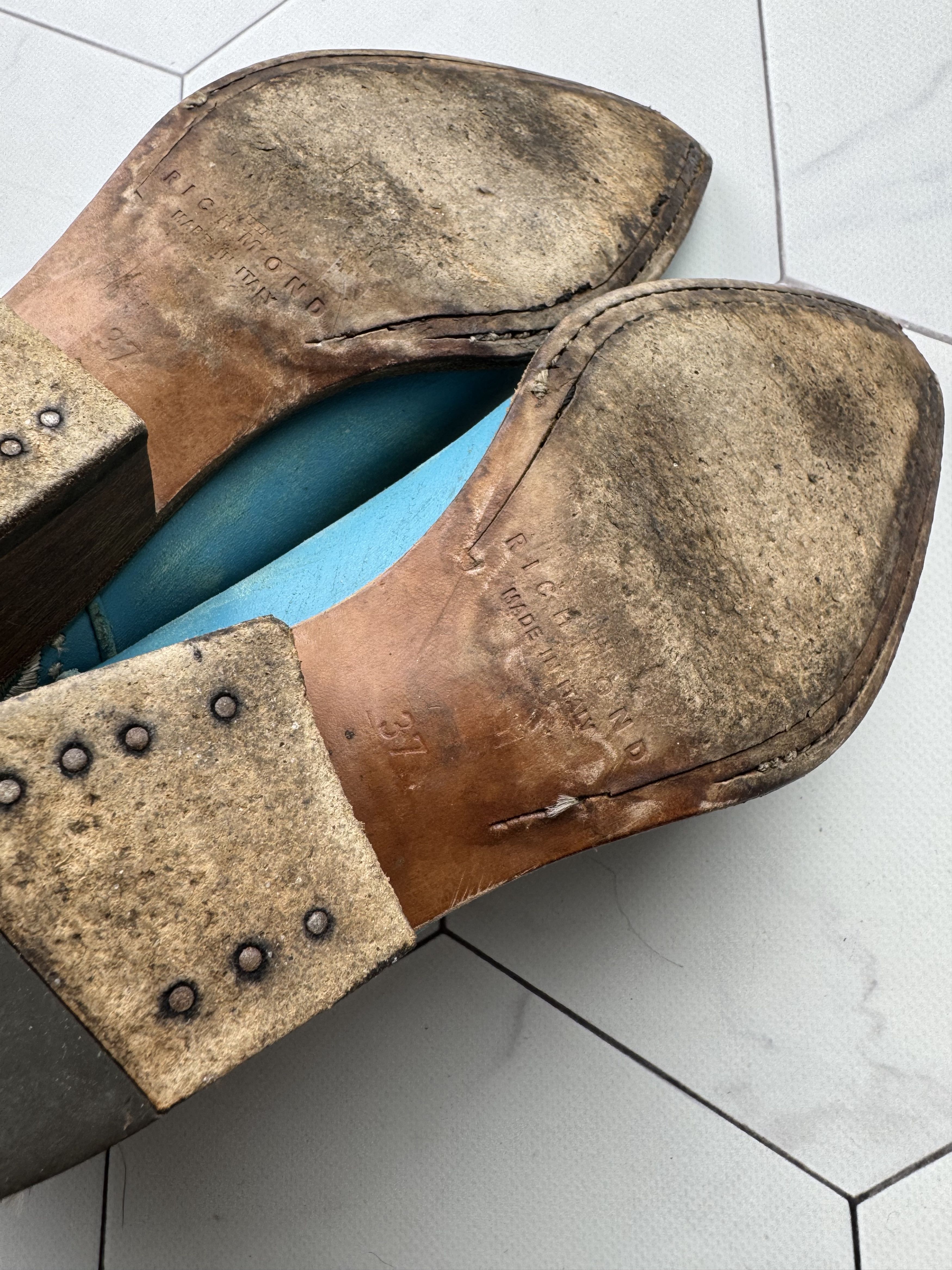 John Richmond John Richmond Vintage Leather Western Boots (B261)E2 Size US 7 / IT 37 - 13 Thumbnail