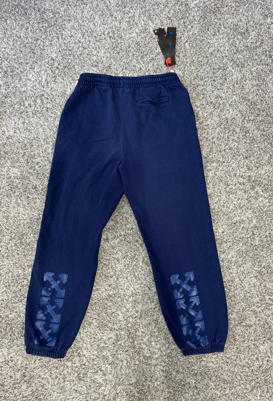 Off-White Rubber Arrow Sweat Pants Navy