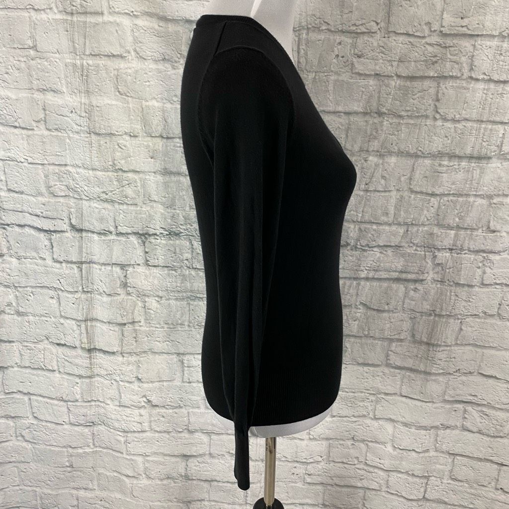 Gap GAP women M Crewneck Longsleeve classic sweater black Size M / US 6-8 / IT 42-44 - 5 Thumbnail