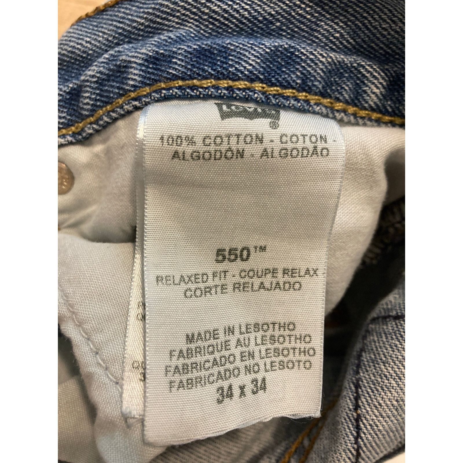 Levi's Vintage Levi’s Blue Jeans Distressed Denim Light Blue Pants Size US 34 / EU 50 - 11 Thumbnail