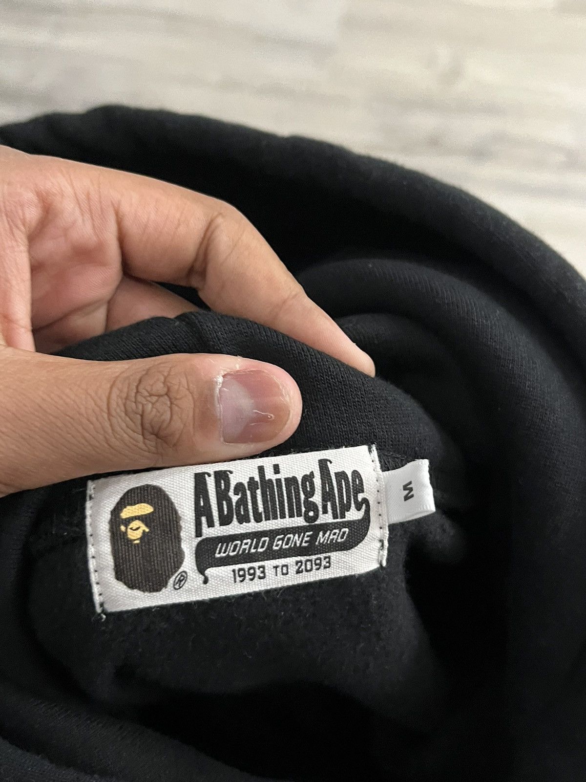 Bape Black bape pullover hoodie Size US M / EU 48-50 / 2 - 3 Thumbnail