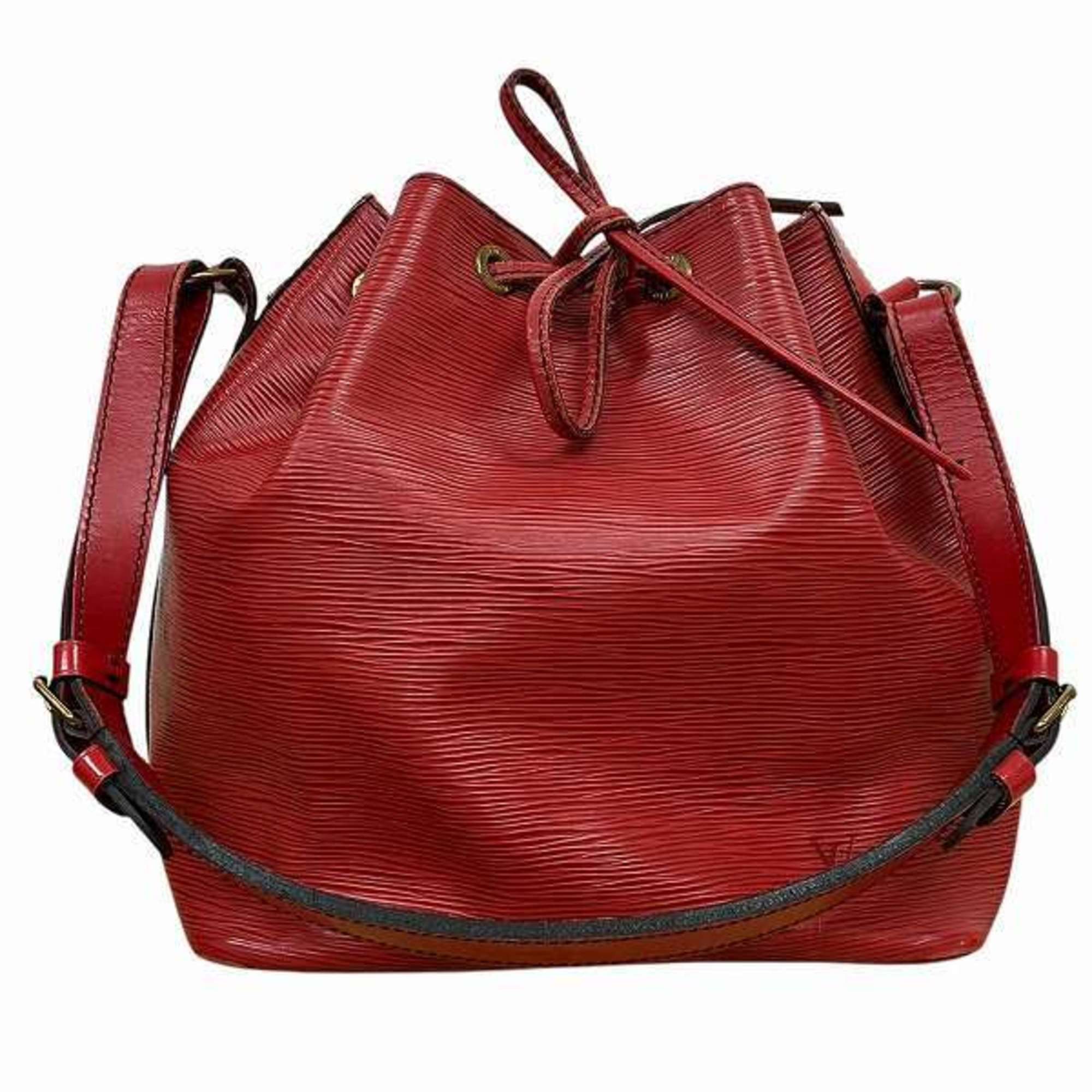 Louis Vuitton Epi Petit Noe M44107 Bag Shoulder Women's in Red