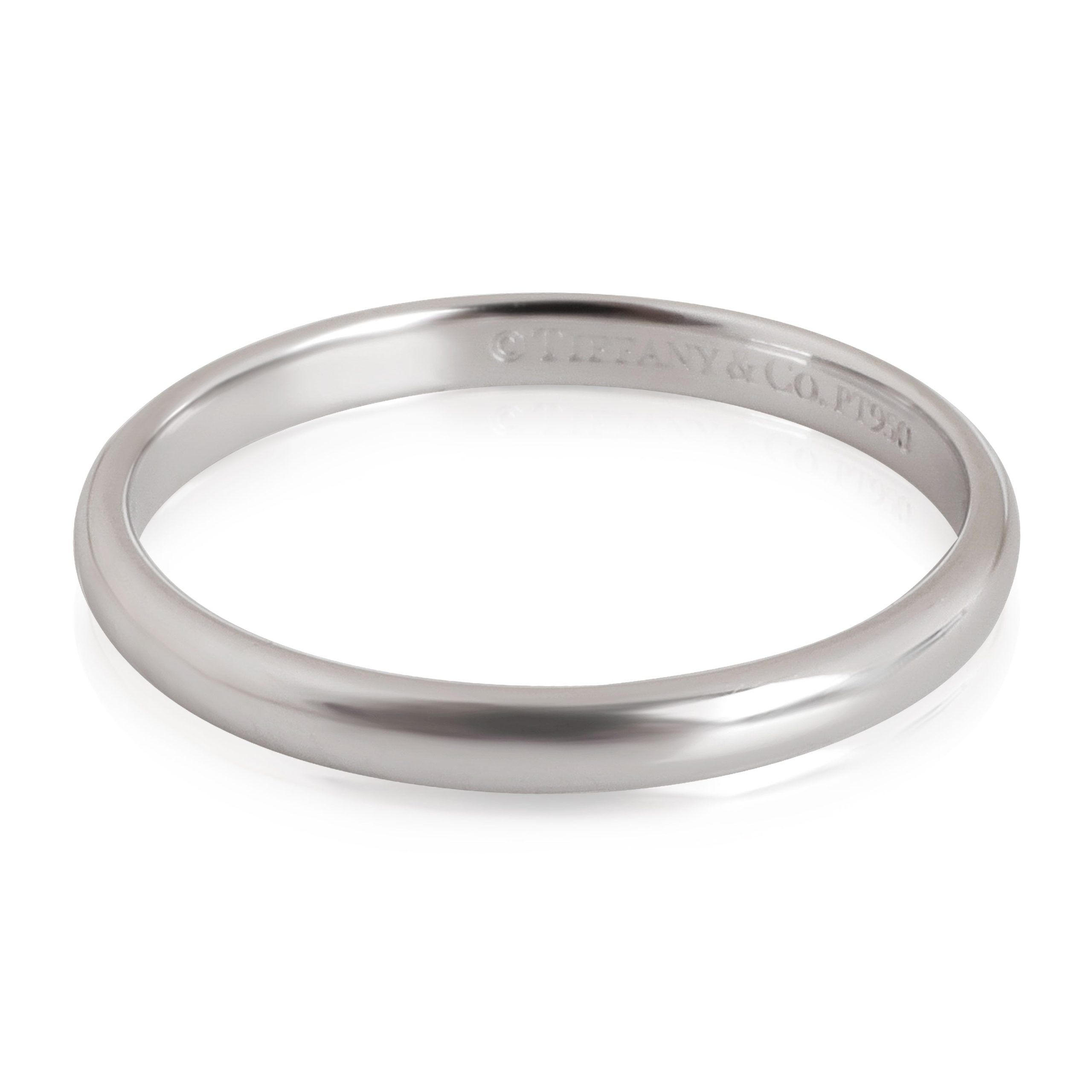 Tiffany Classic mm Wedding Band in Platinum