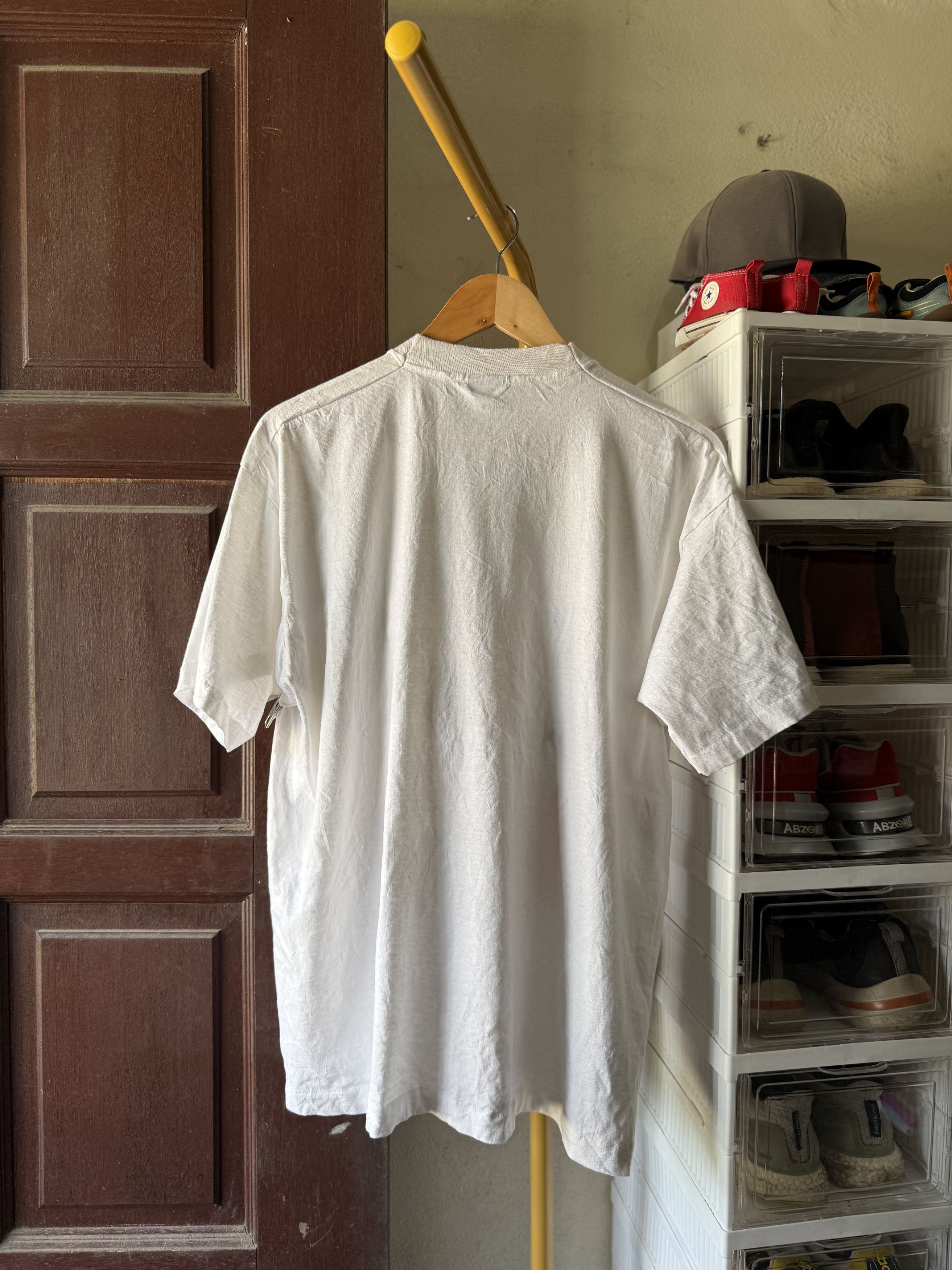 Fruit Of The Loom Vintage 1987 Airwaves LED Duck Tee Screen Stars USA Size US XL / EU 56 / 4 - 4 Thumbnail