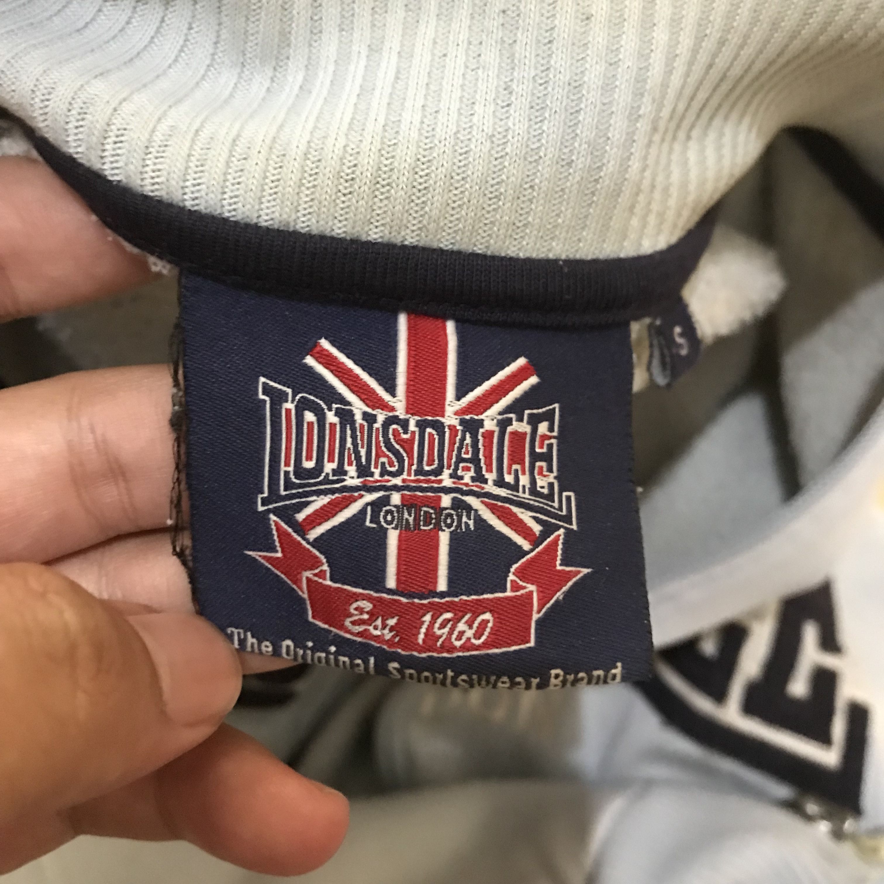 Lonsdale Lonsdale Tracktop Jacket Lightweight Salt Blue Size L Size US L / EU 52-54 / 3 - 8 Thumbnail