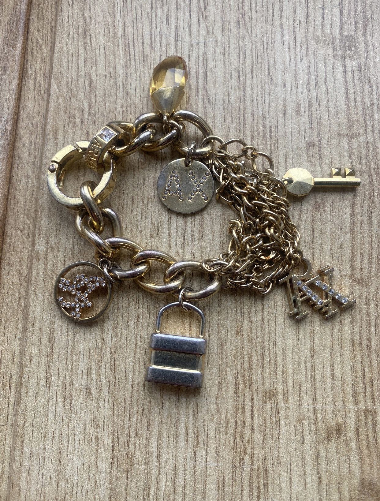 Armani Exchange Vintage Armani Exchange Charm Bracelet 2000s Size ONE SIZE - 1 Thumbnail