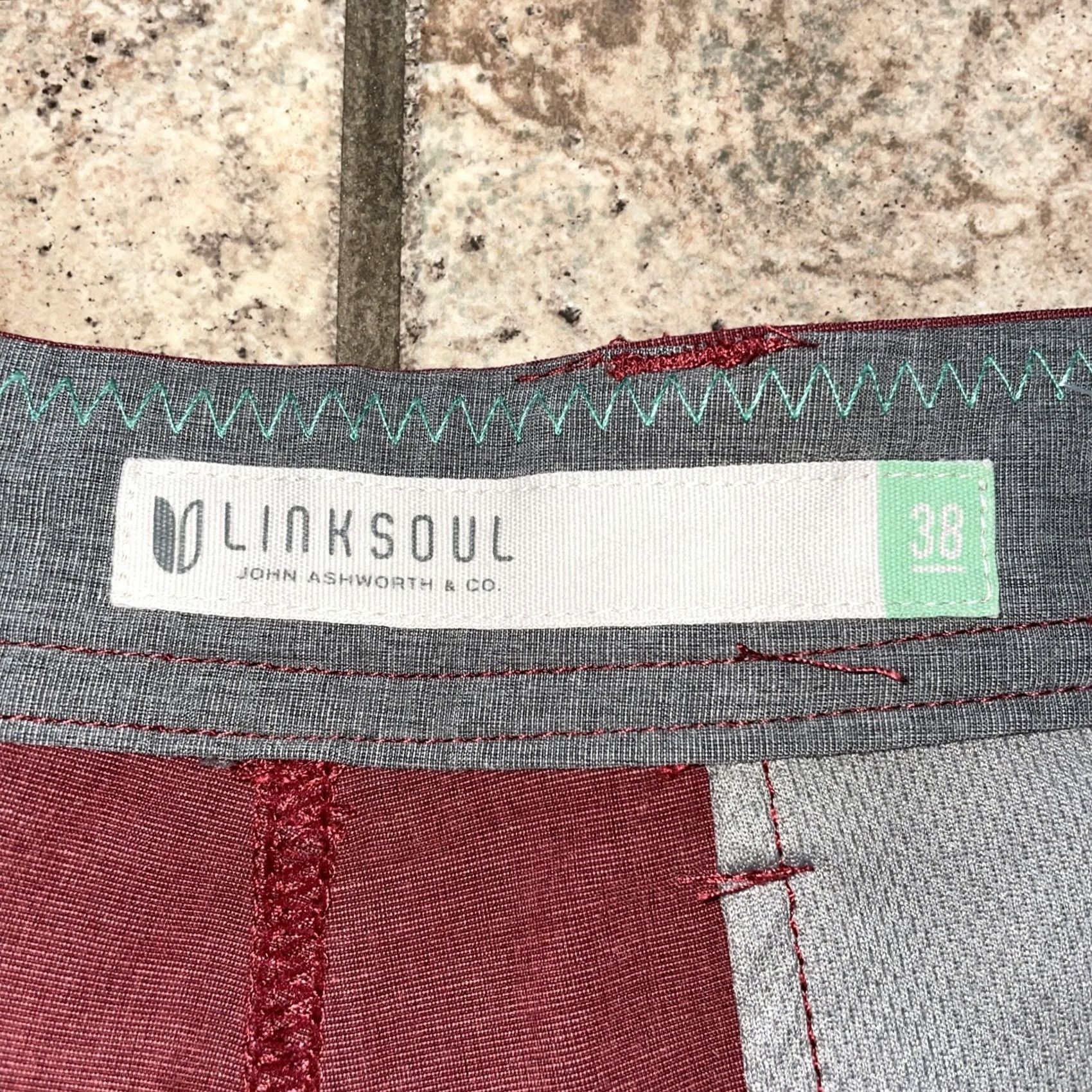 Vintage Linksoul Red Golf Shorts Bermuda Mens Size 38 Red Size US 38 / EU 54 - 3 Thumbnail