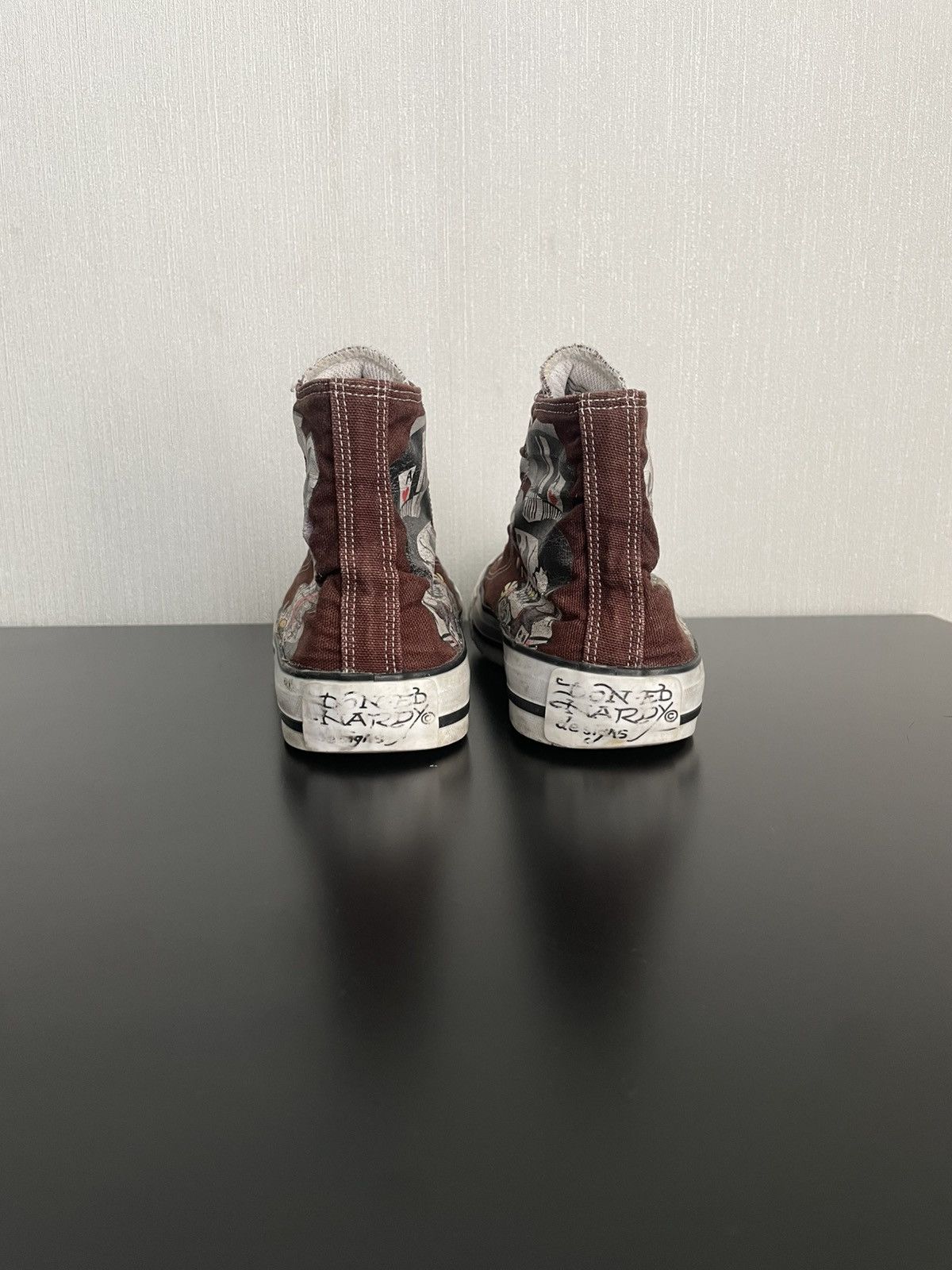 Ed Hardy Vintage Ed Hardy X Converse Hi Top Sneakers Made in USA Y2k Size US 6.5 / IT 36.5 - 4 Thumbnail